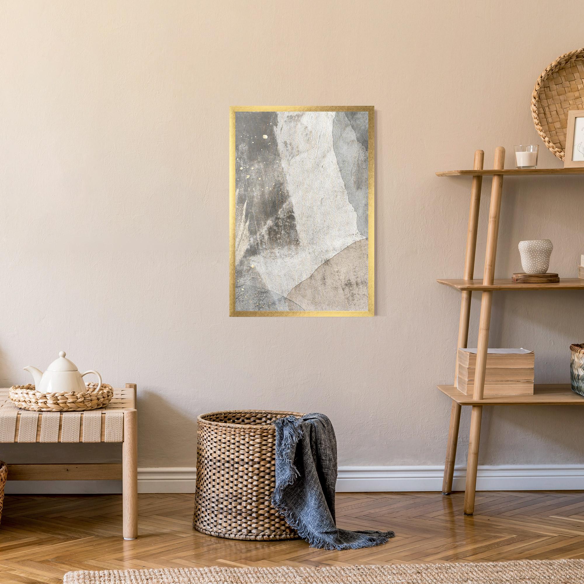 Poster Înrămat Light Cream Marble mockup 9