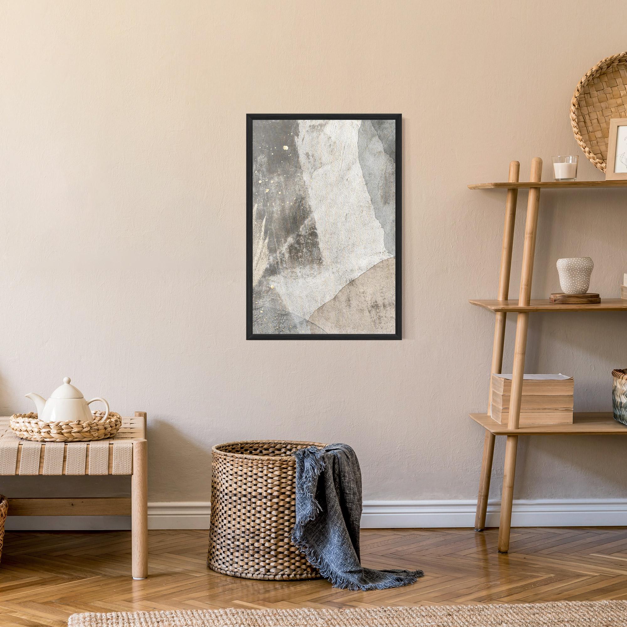 Poster Înrămat Light Cream Marble mockup 9