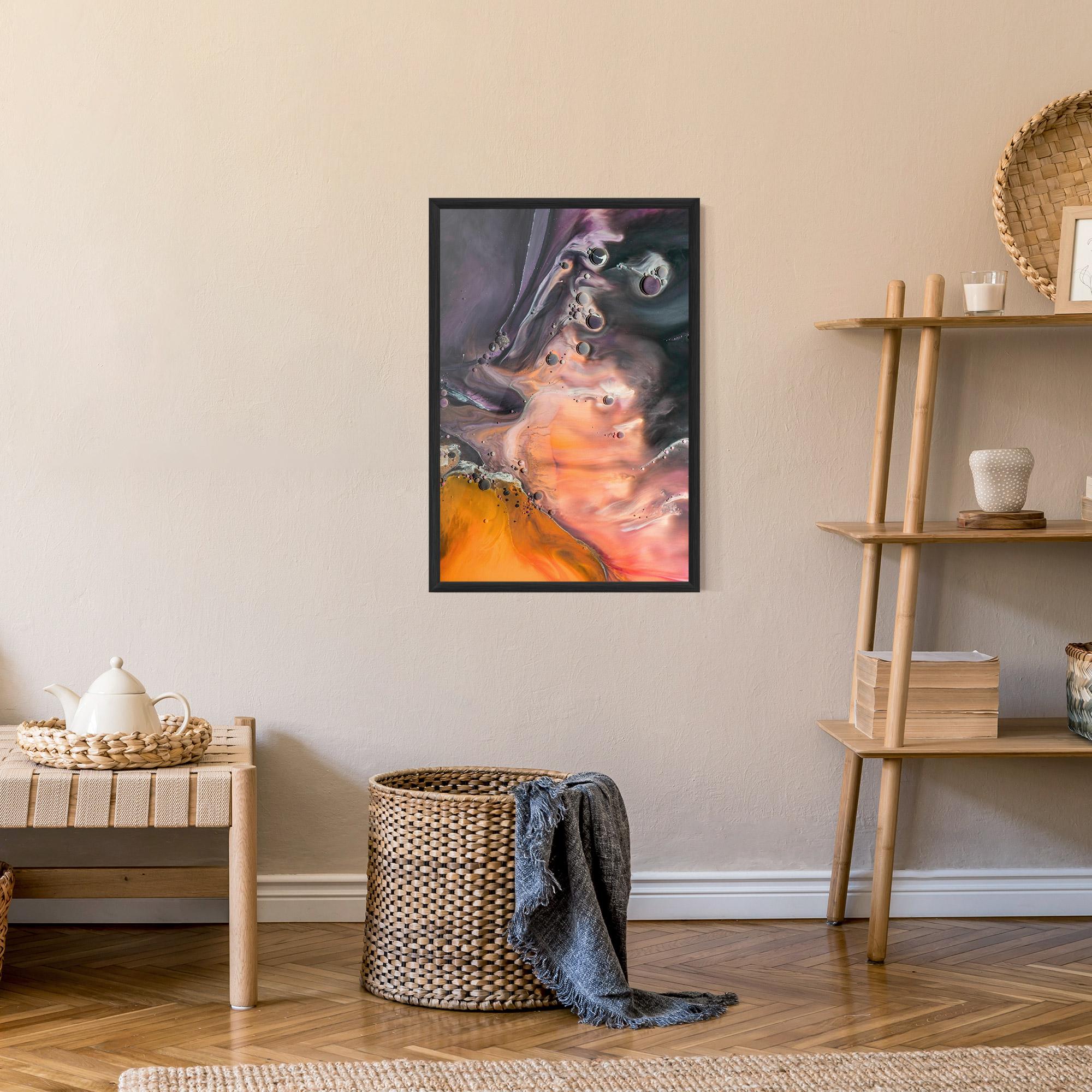 Poster Înrămat Orange Shades mockup 9