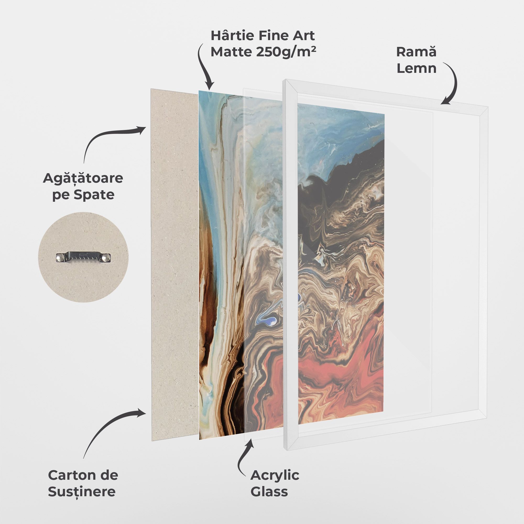 Abstract Waterfall mockup 1