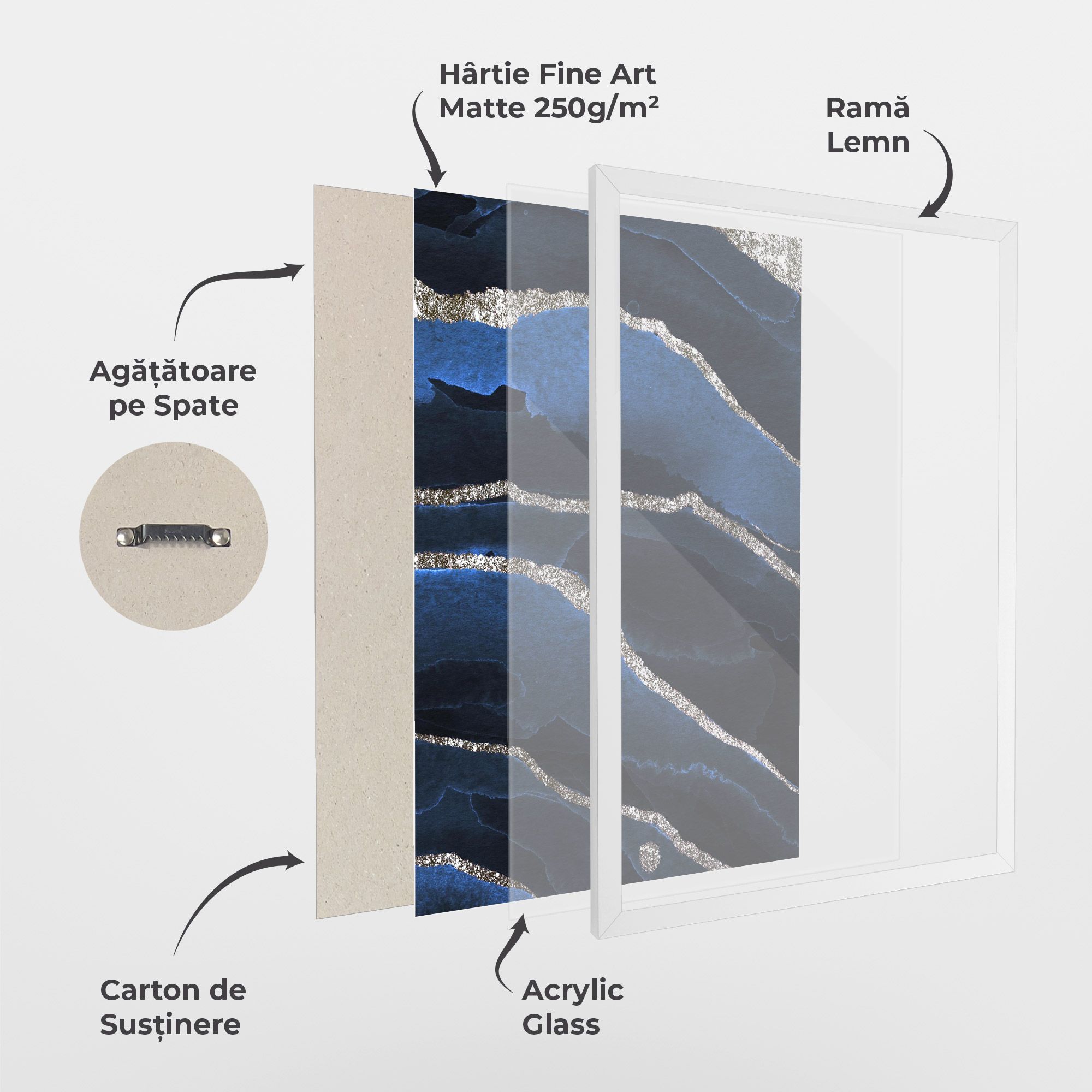 Golden Lines With Blue mockup 1