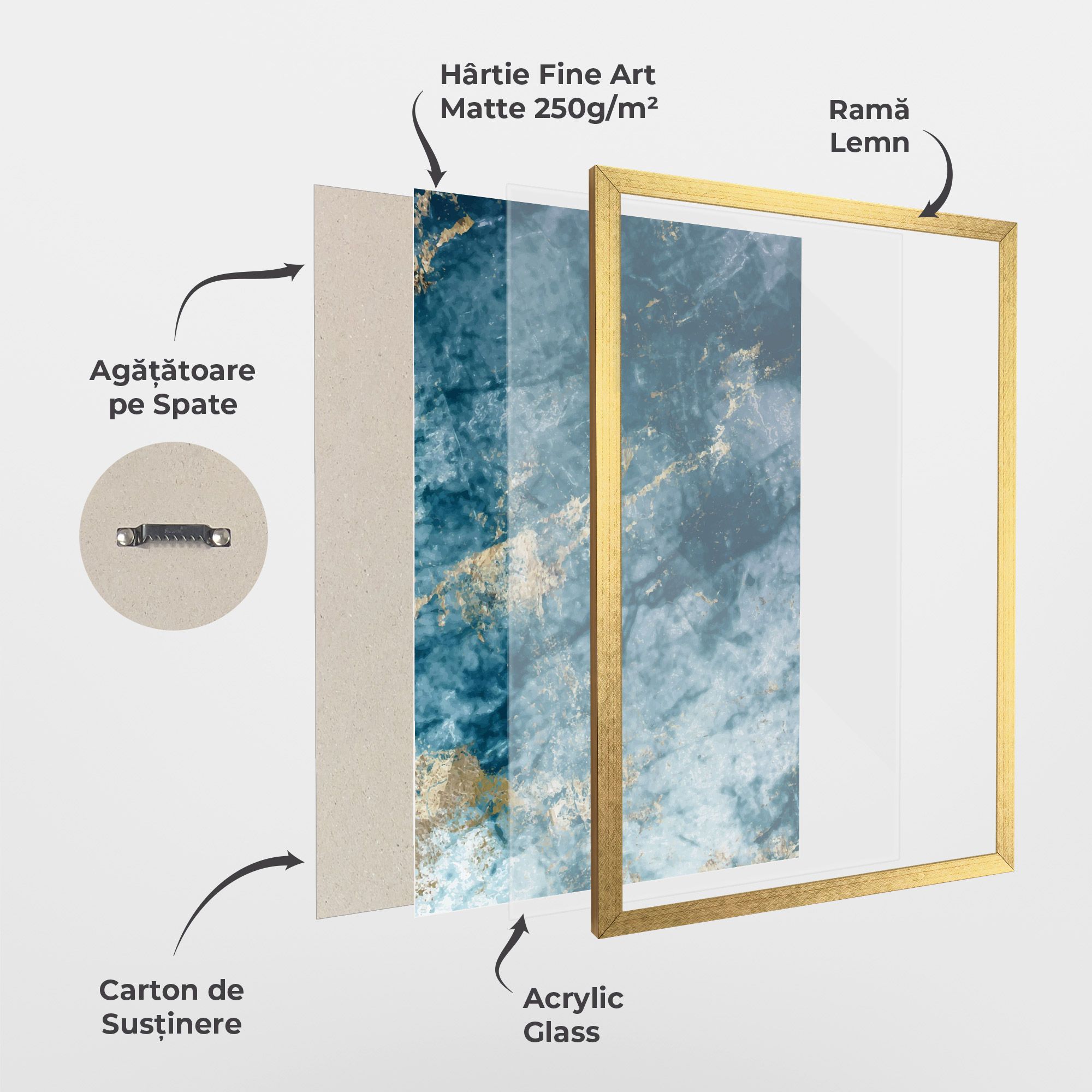 Blue Water Marble mockup 1