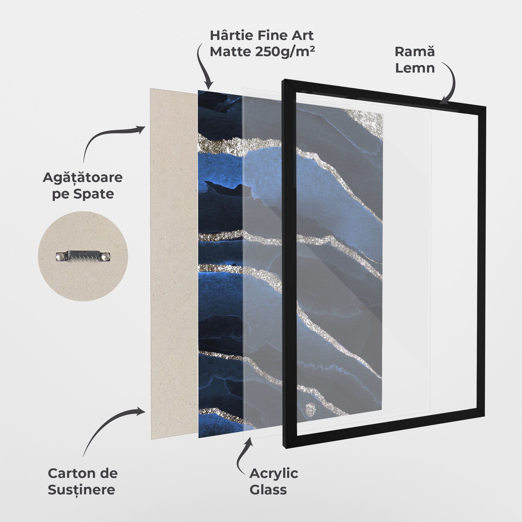 Golden Lines With Blue mockup 1