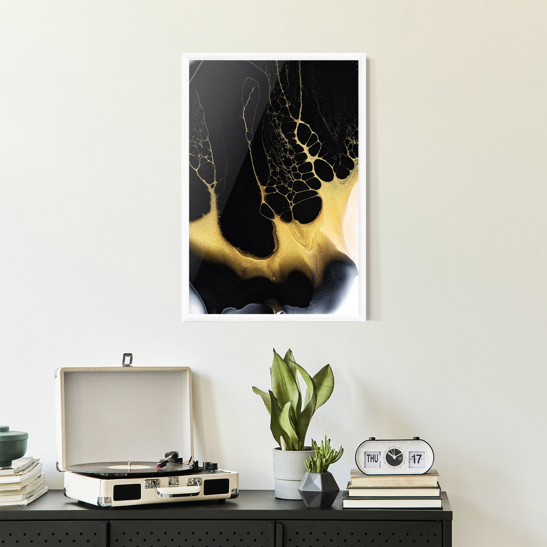 Black Golden Marble mockup 2