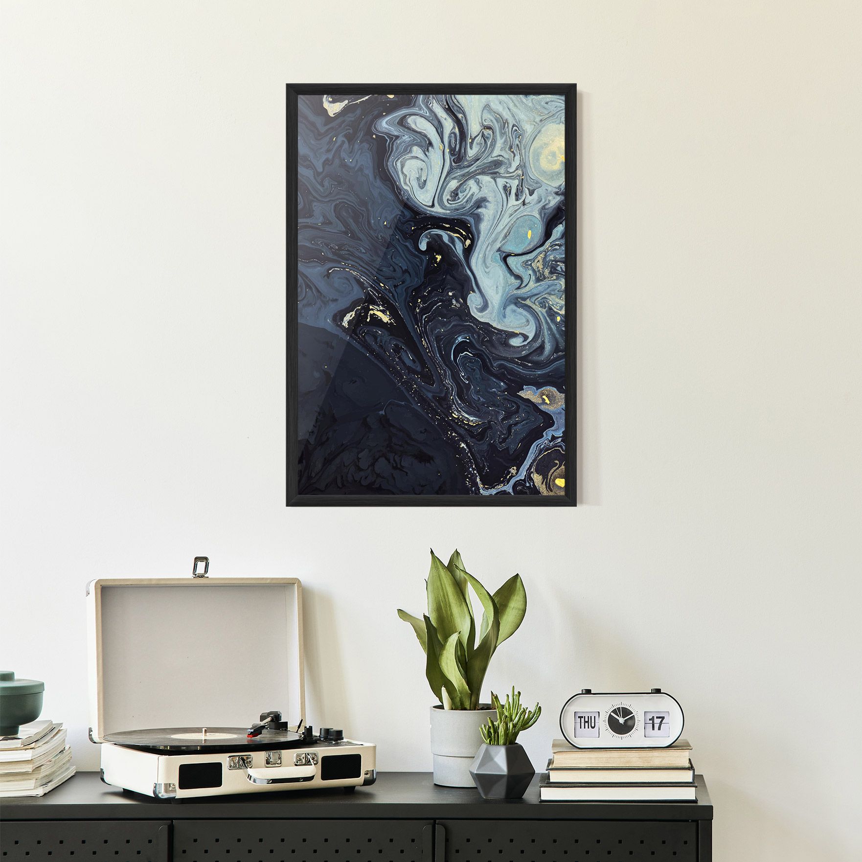 Dark Blue Painting mockup 2