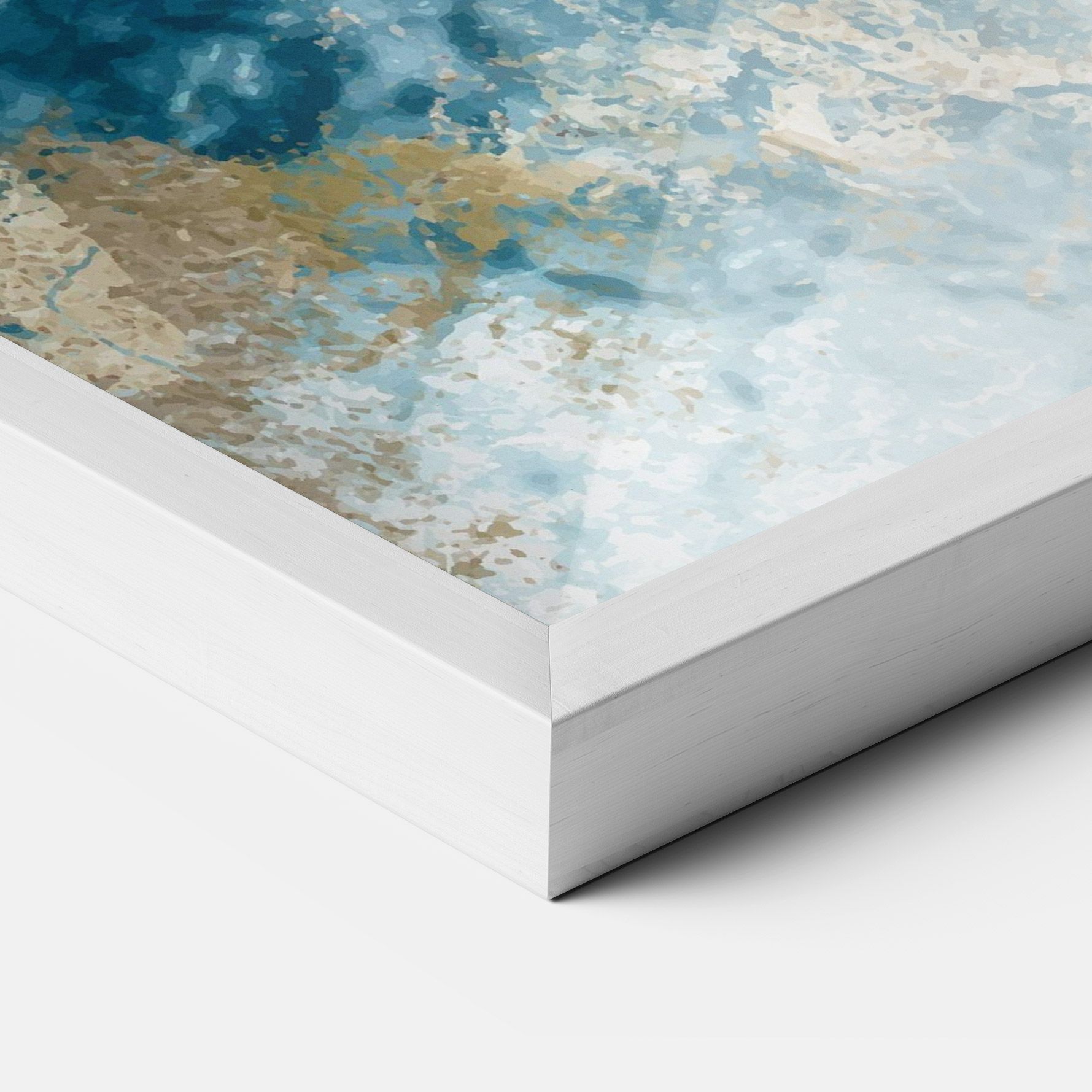 Blue Water Marble mockup 3