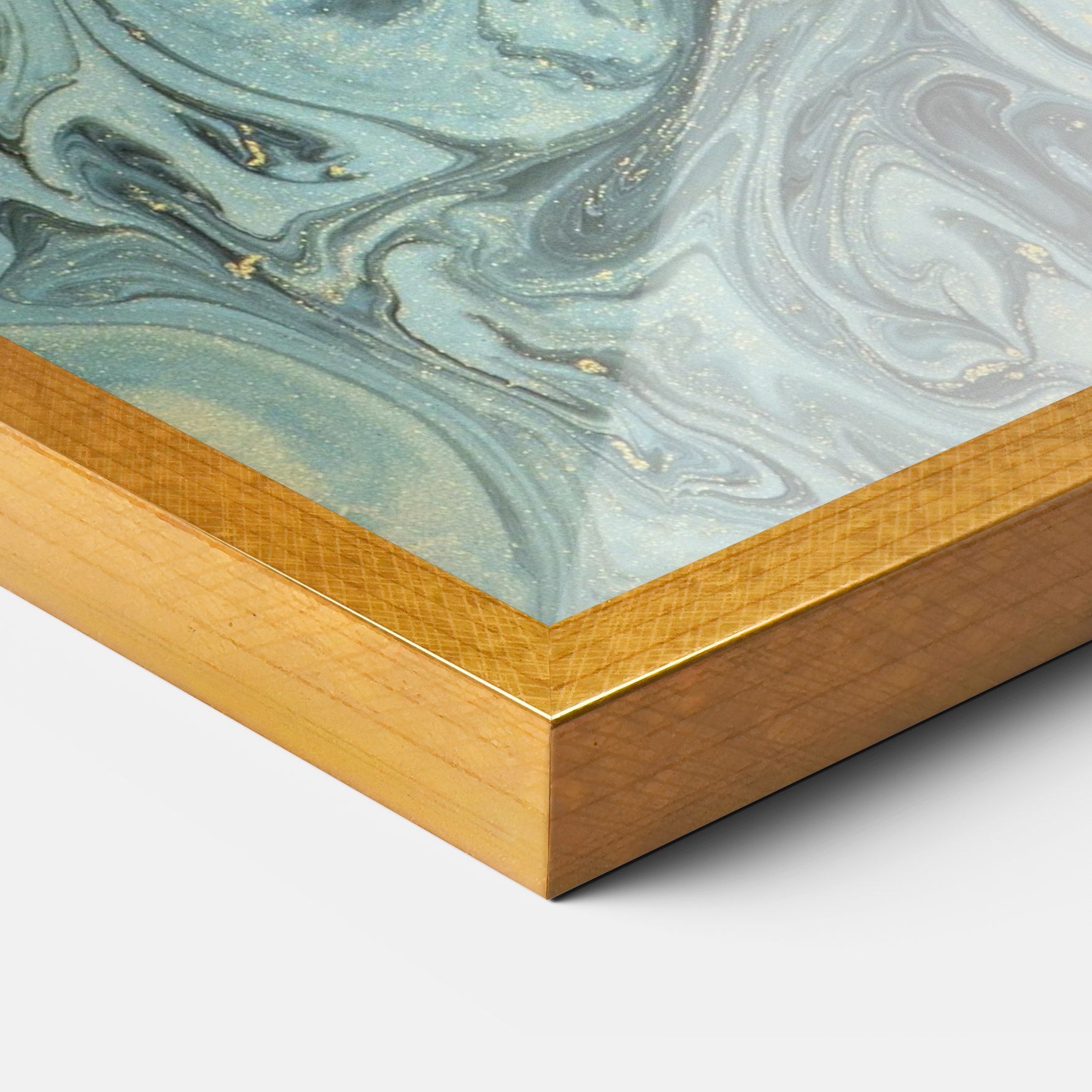 Dark Blue Golden Marble mockup 3