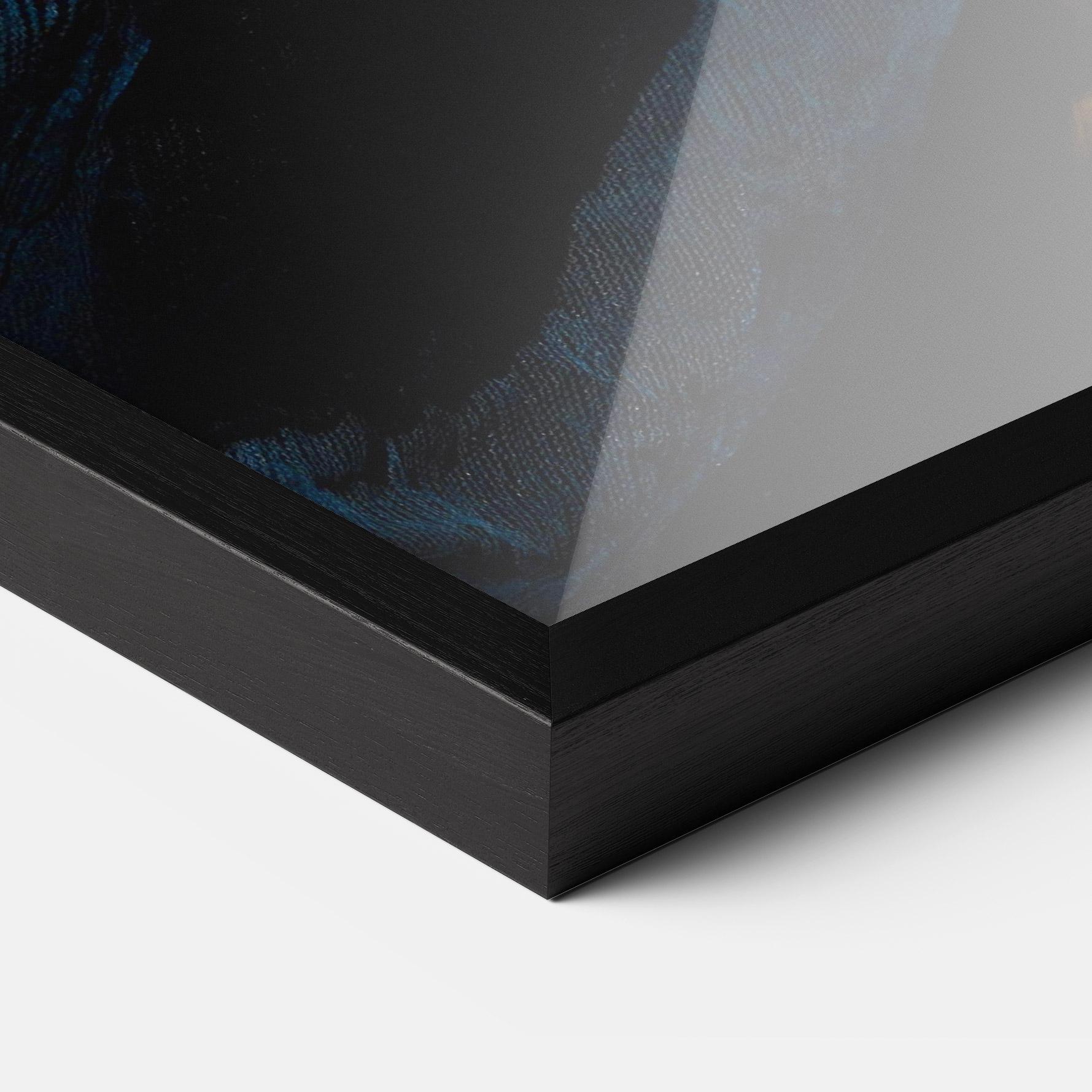 Poster Înrămat Blue Lines mockup 3