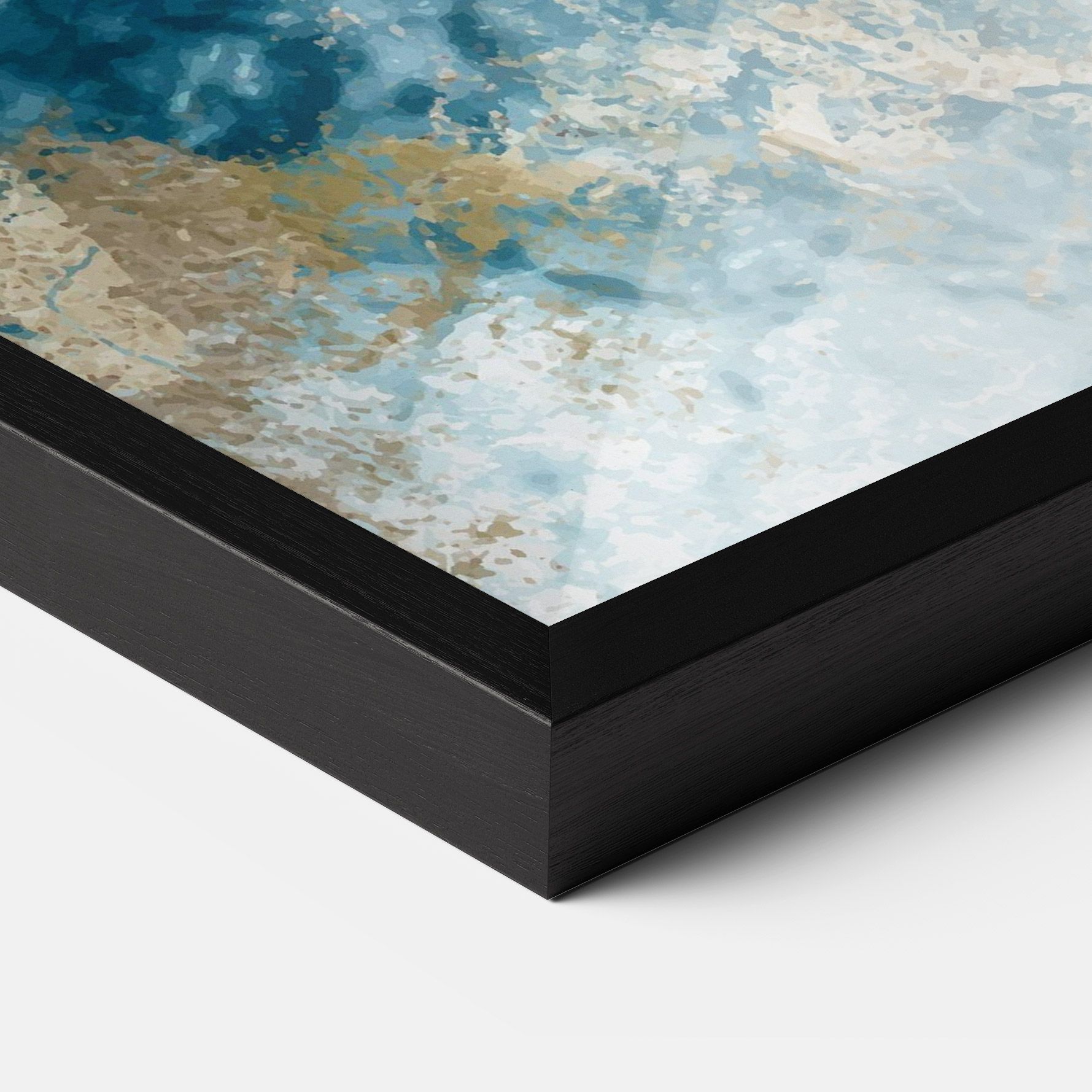 Blue Water Marble mockup 3