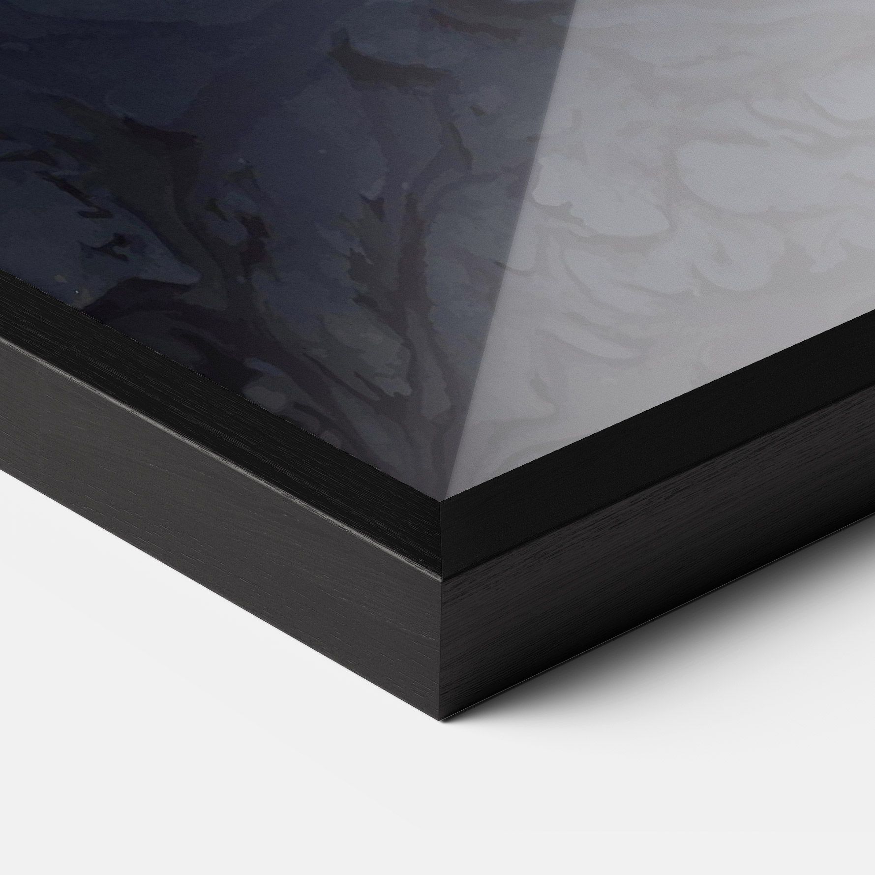 Dark Blue Painting mockup 3