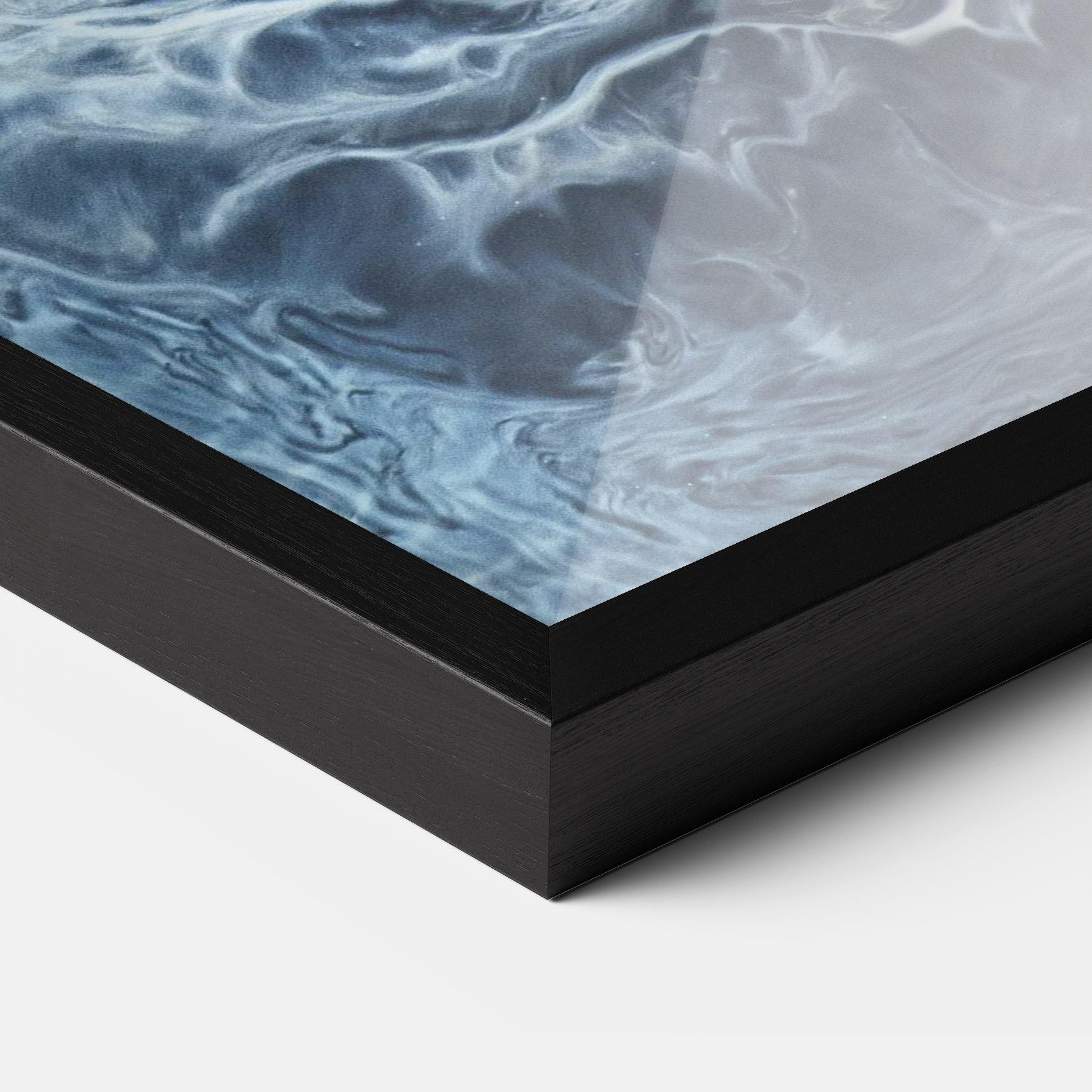 Poster Înrămat Dark Blue Wave mockup 3