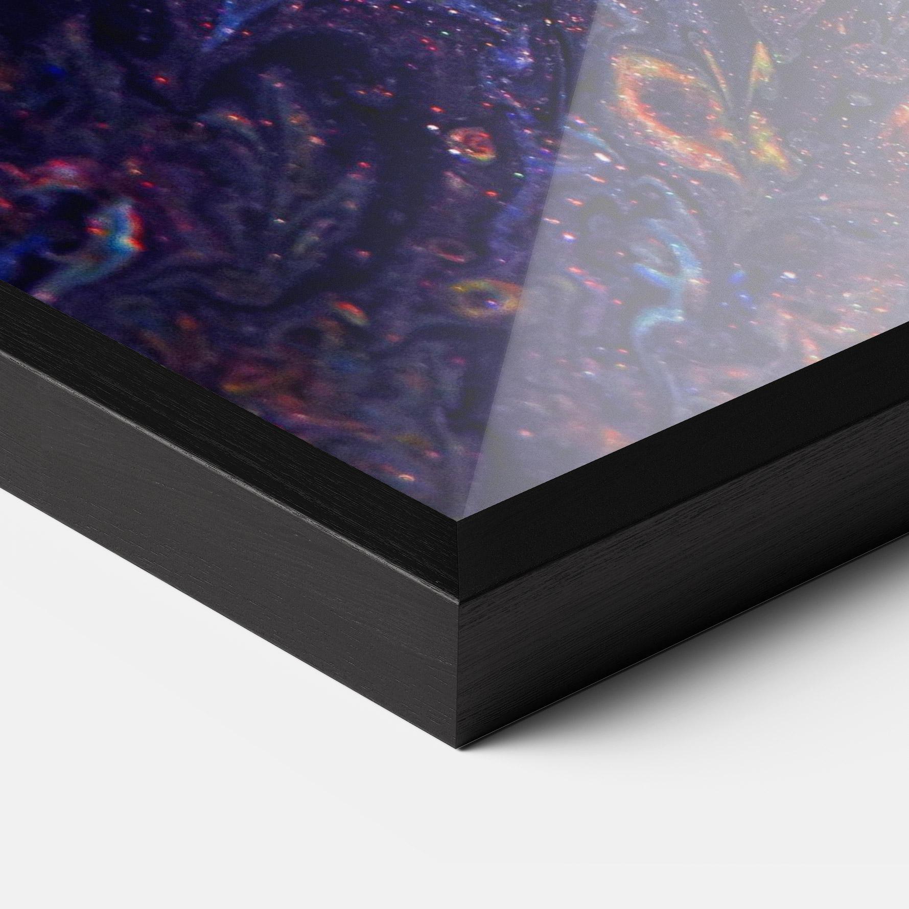 Poster Înrămat Dark Purple Texture mockup 3