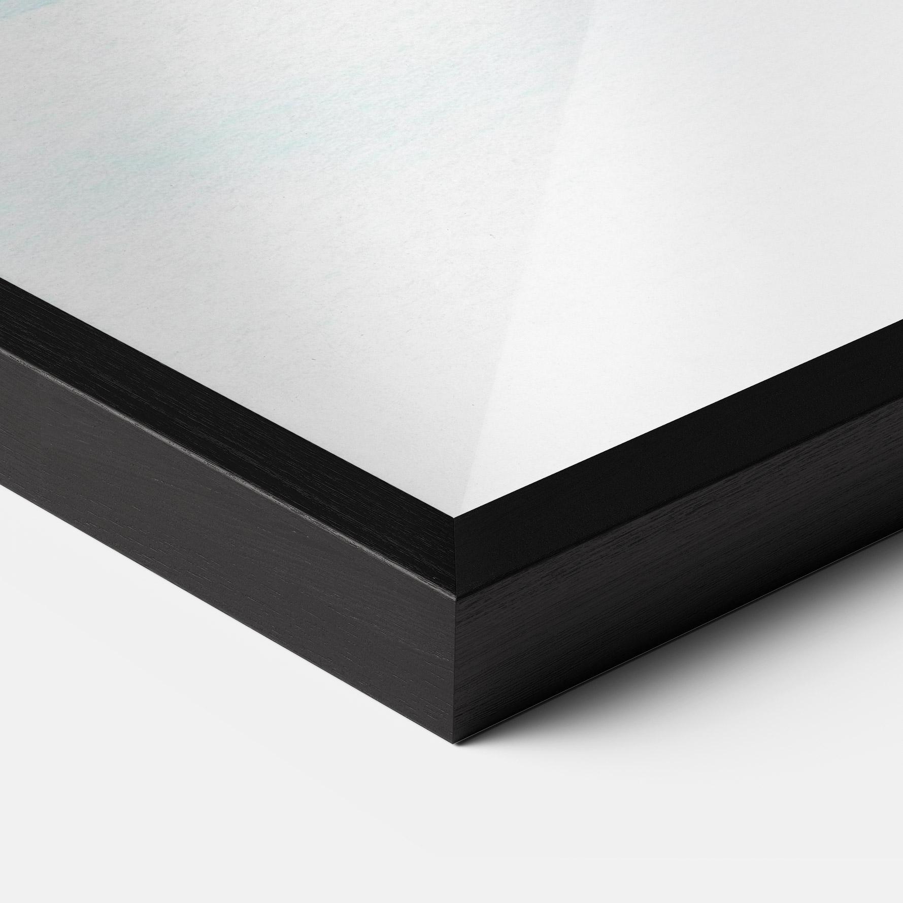 Poster Înrămat Golden Glitter Blue mockup 3