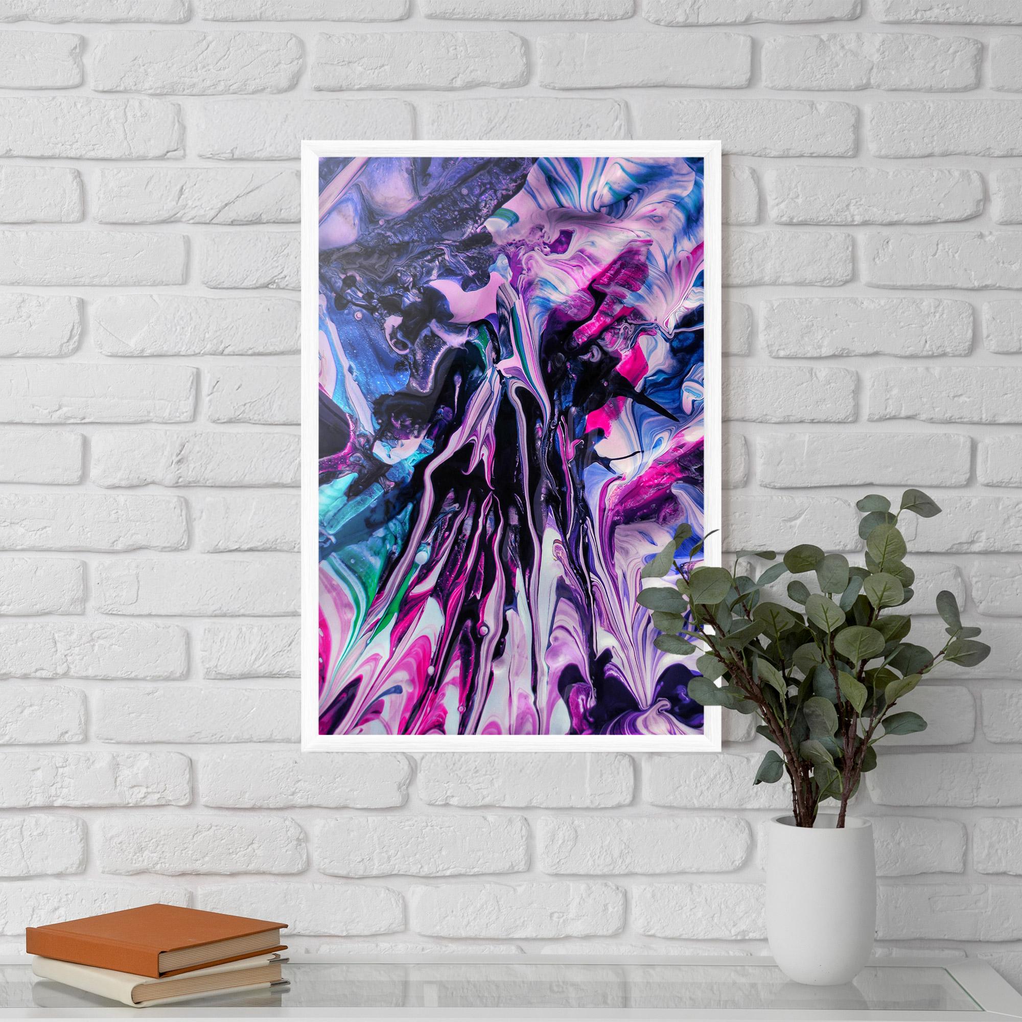 Poster Înrămat Abstract Rose Colours mockup 5