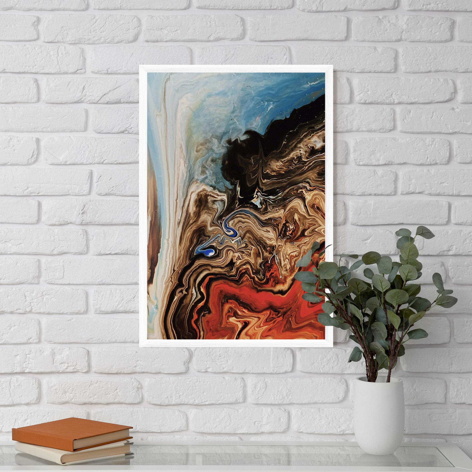 Abstract Waterfall mockup 5