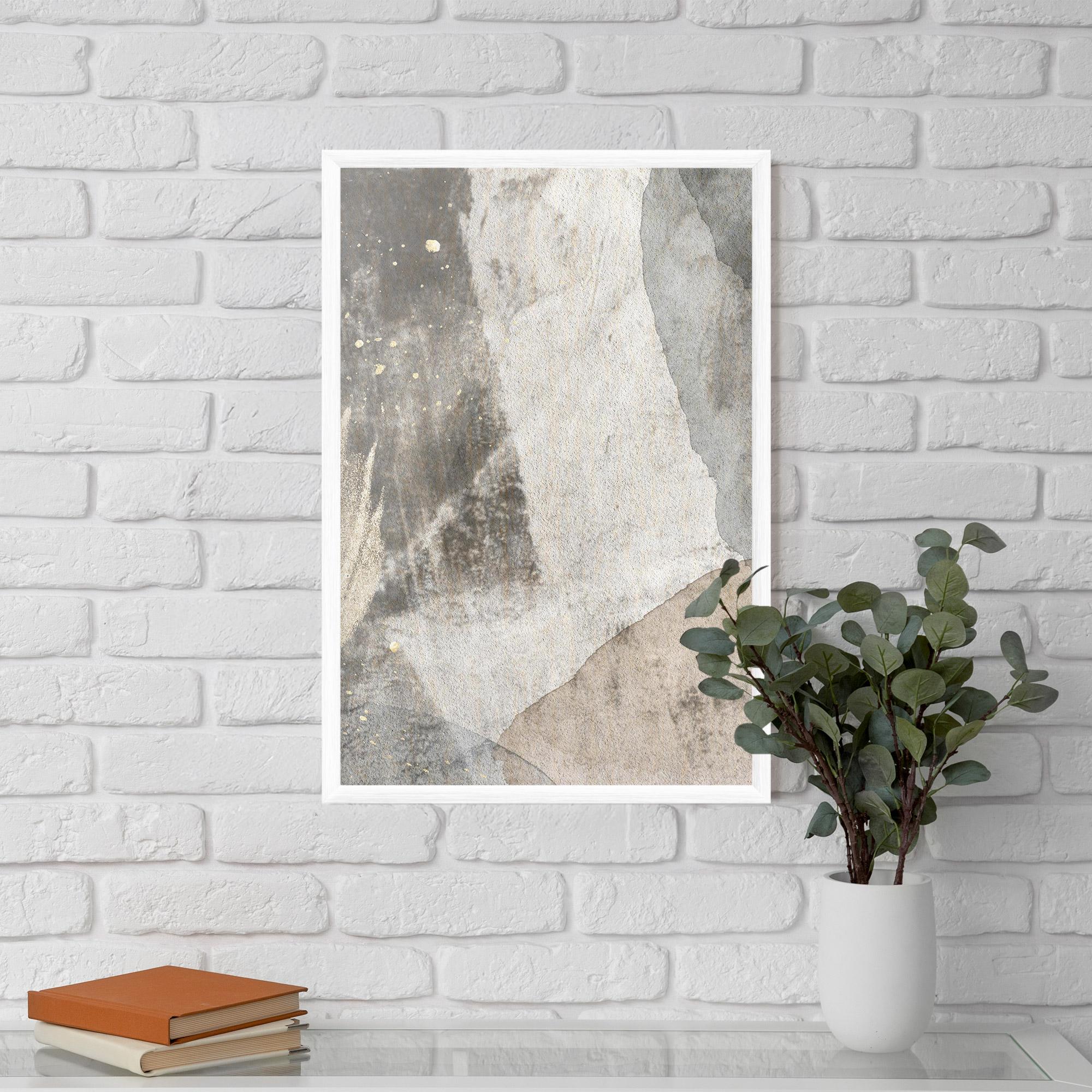 Poster Înrămat Light Cream Marble mockup 5