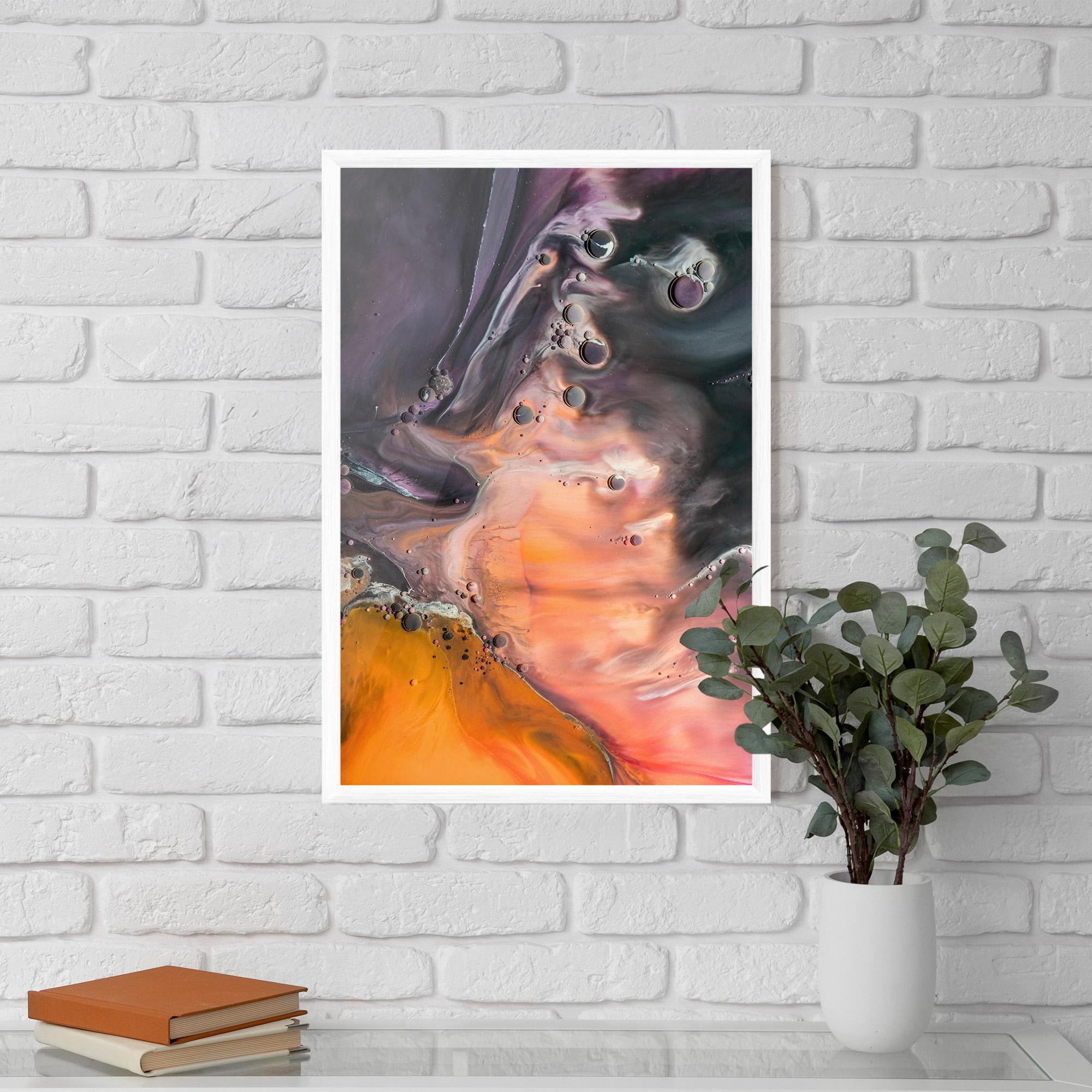 Poster Înrămat Orange Shades mockup 5