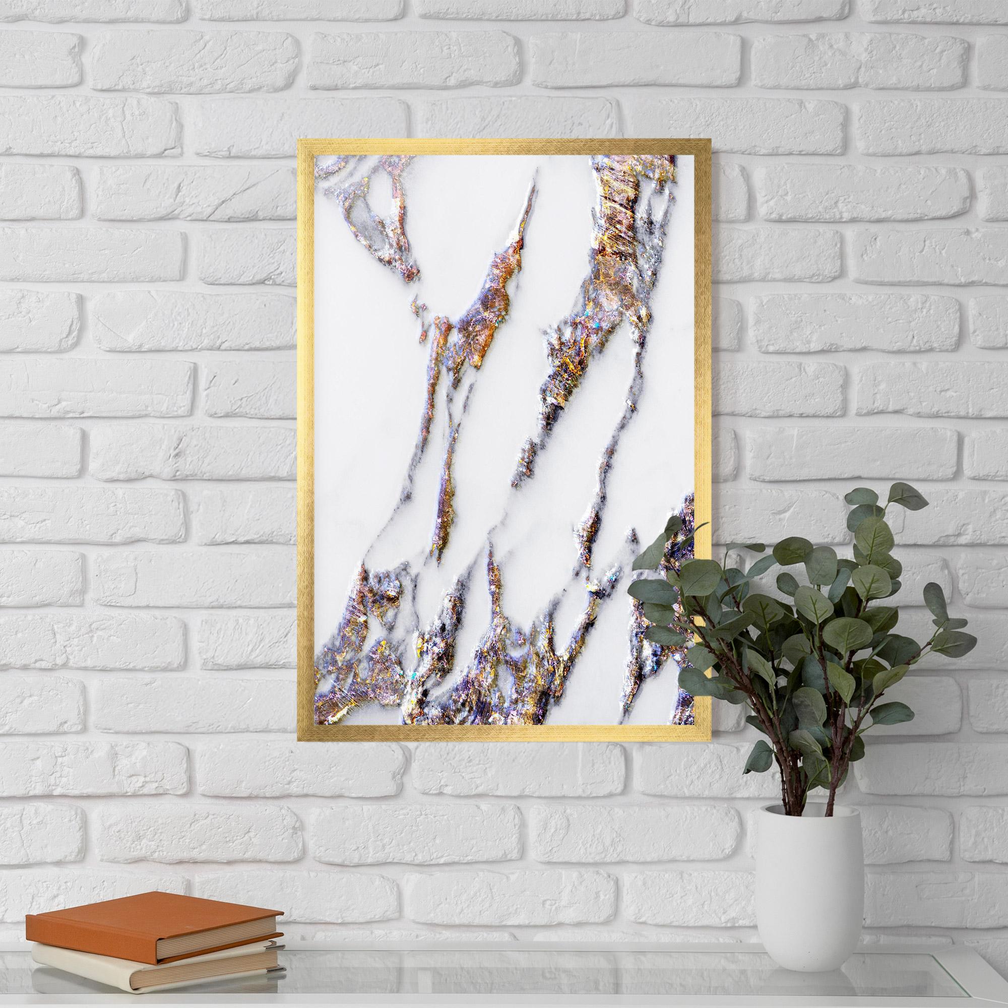 Poster Înrămat Beautiful Color Marble mockup 5