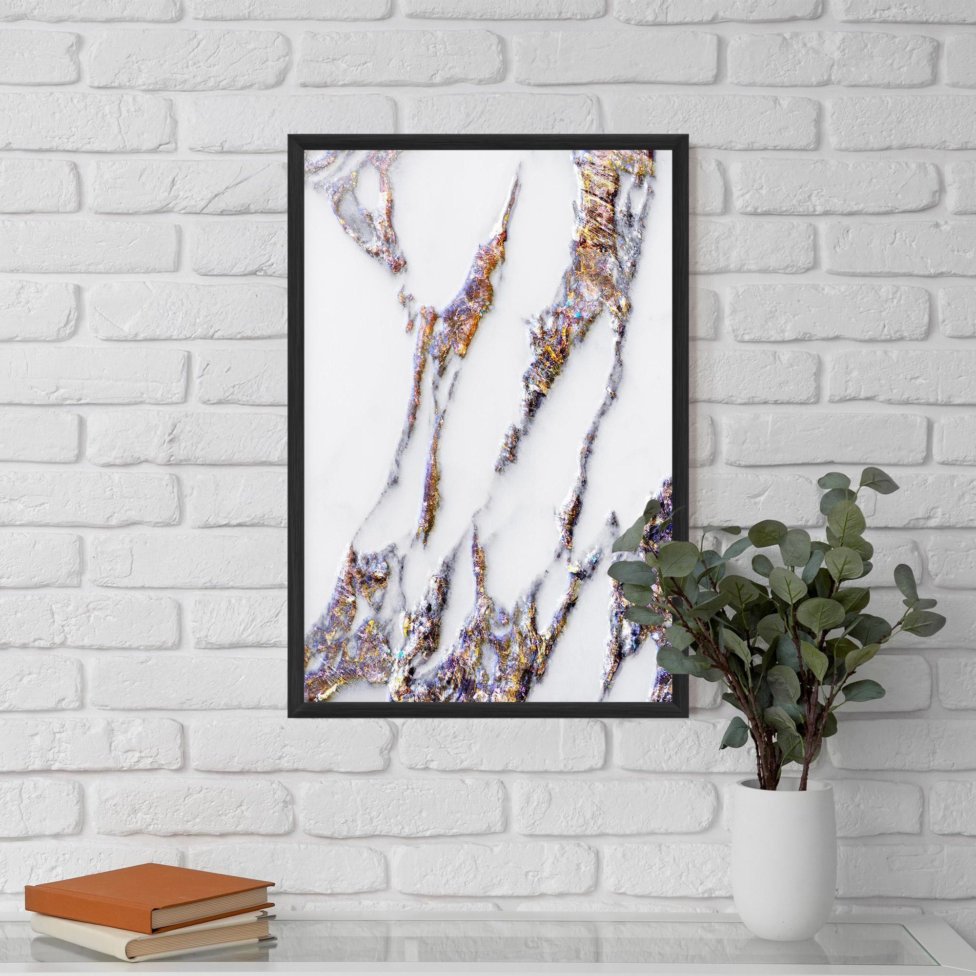 Poster Înrămat Beautiful Color Marble mockup 5