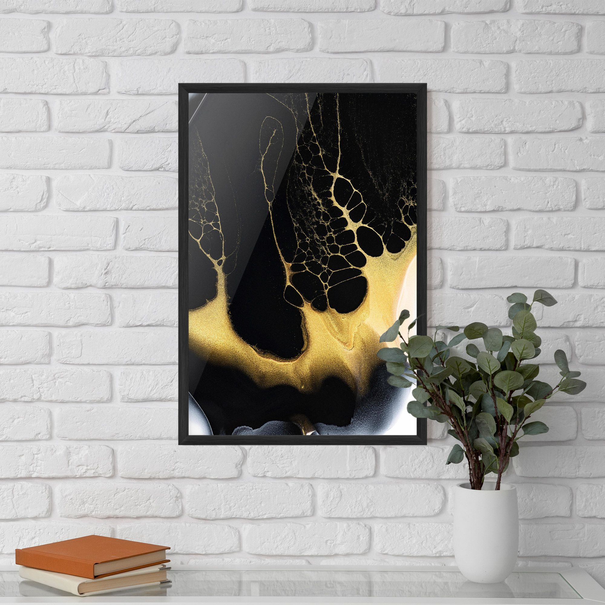 Black Golden Marble mockup 5
