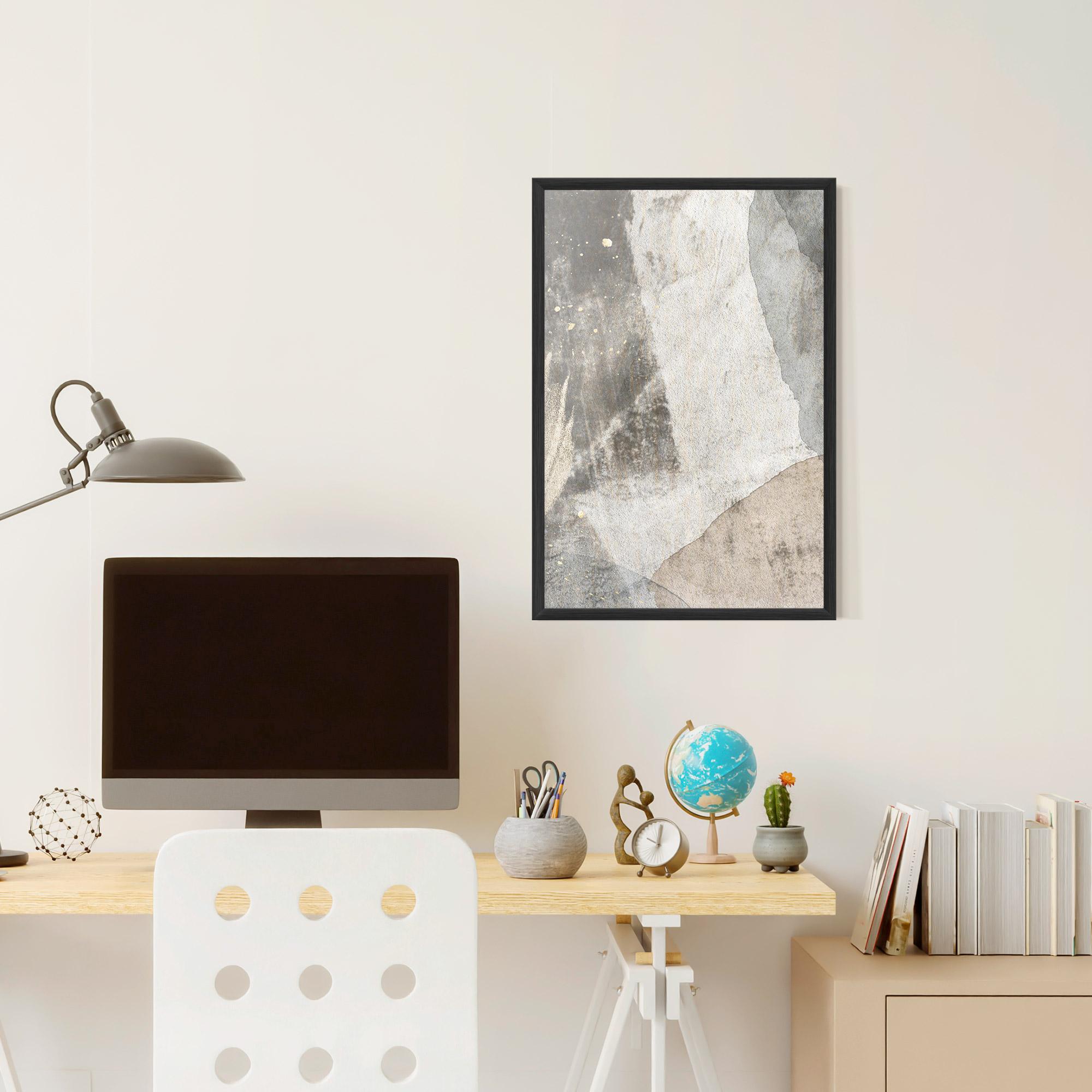 Poster Înrămat Light Cream Marble mockup 6