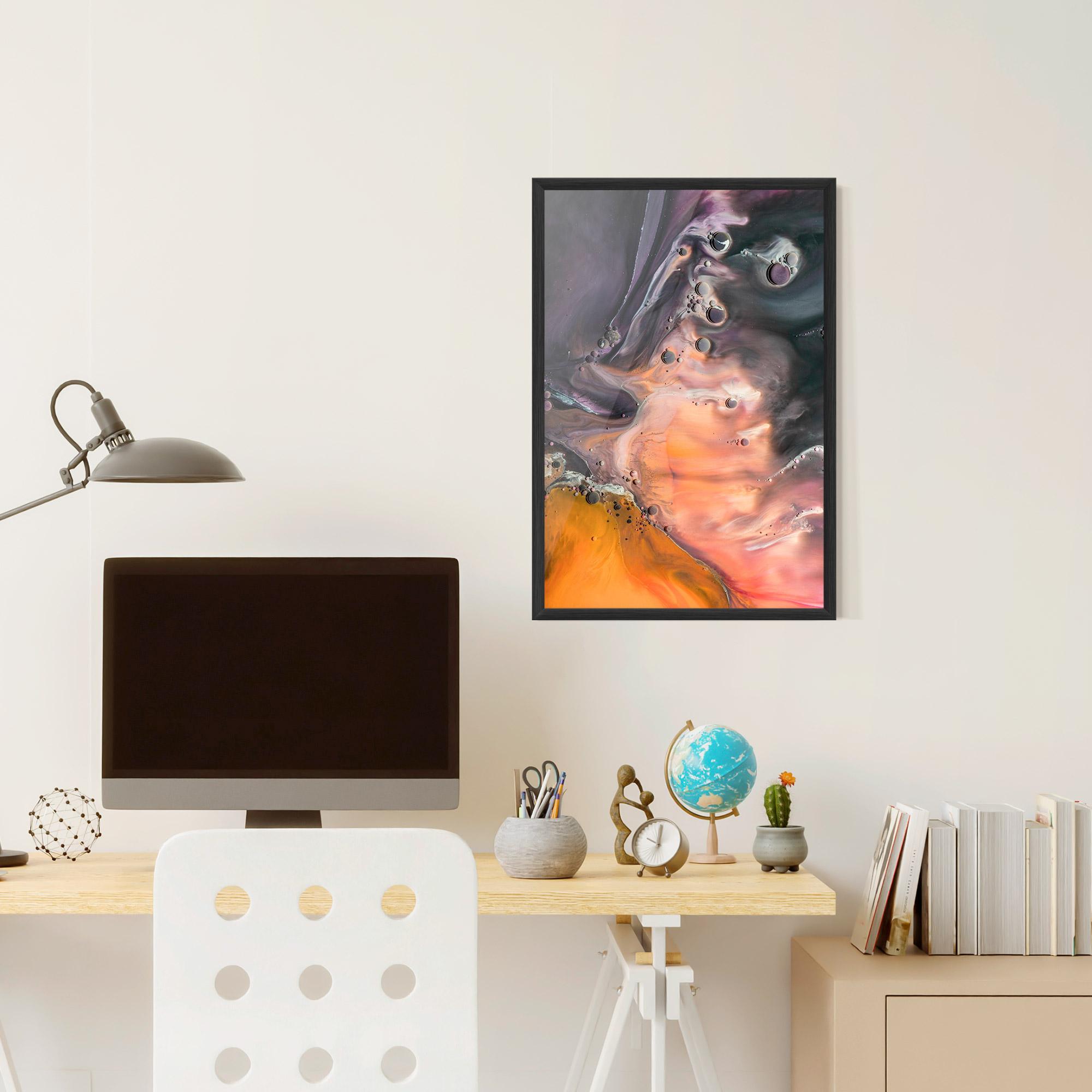 Poster Înrămat Orange Shades mockup 6