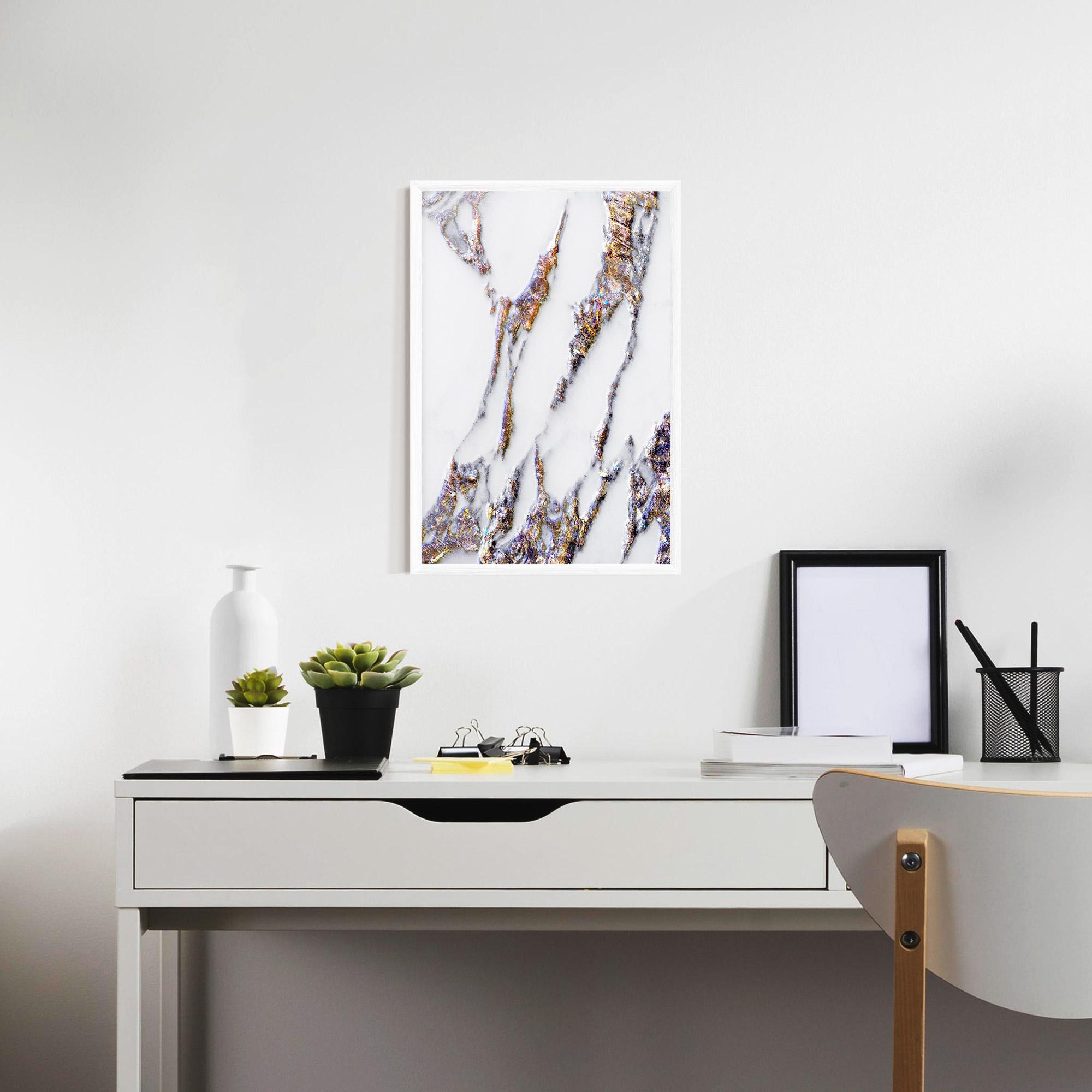 Poster Înrămat Beautiful Color Marble mockup 7