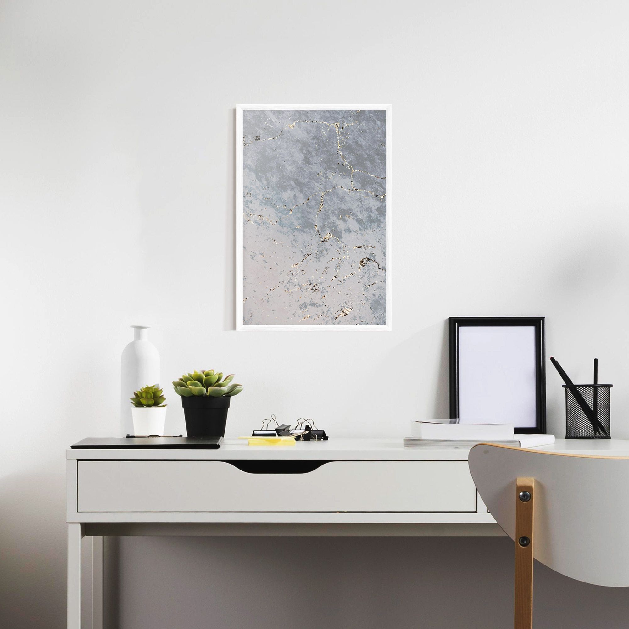 Light Blue Golden Lines mockup 7