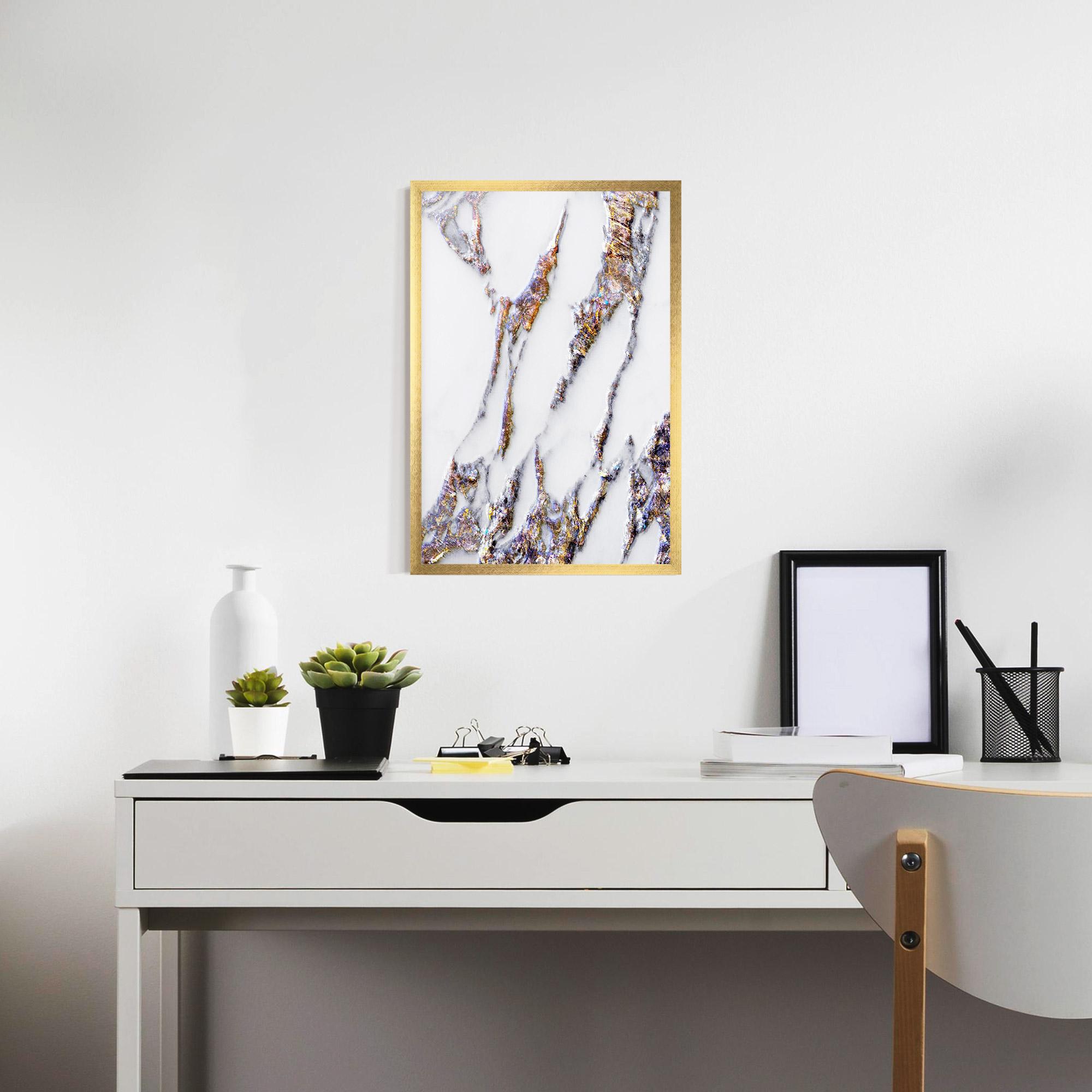 Poster Înrămat Beautiful Color Marble mockup 7
