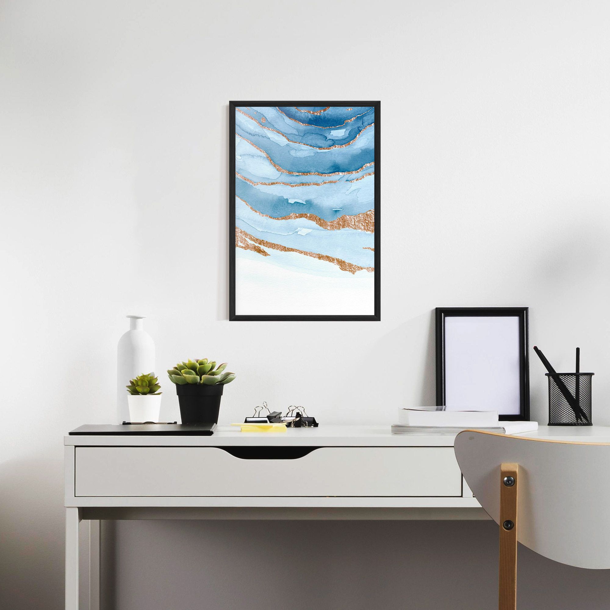 Golden Glitter Blue mockup 7