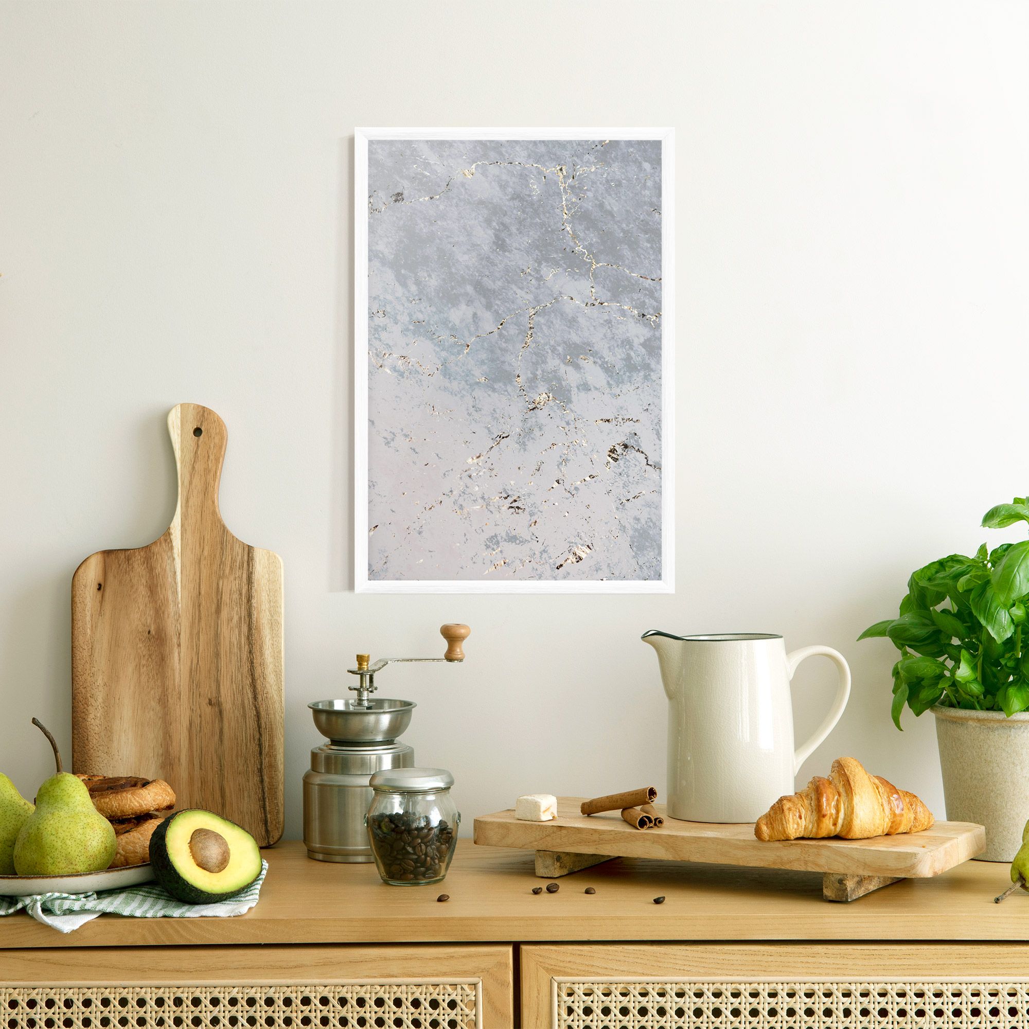 Light Blue Golden Lines mockup 8