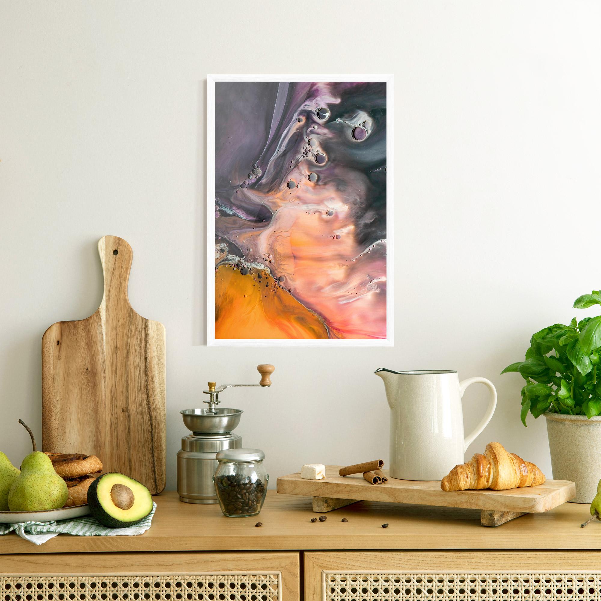 Poster Înrămat Orange Shades mockup 8