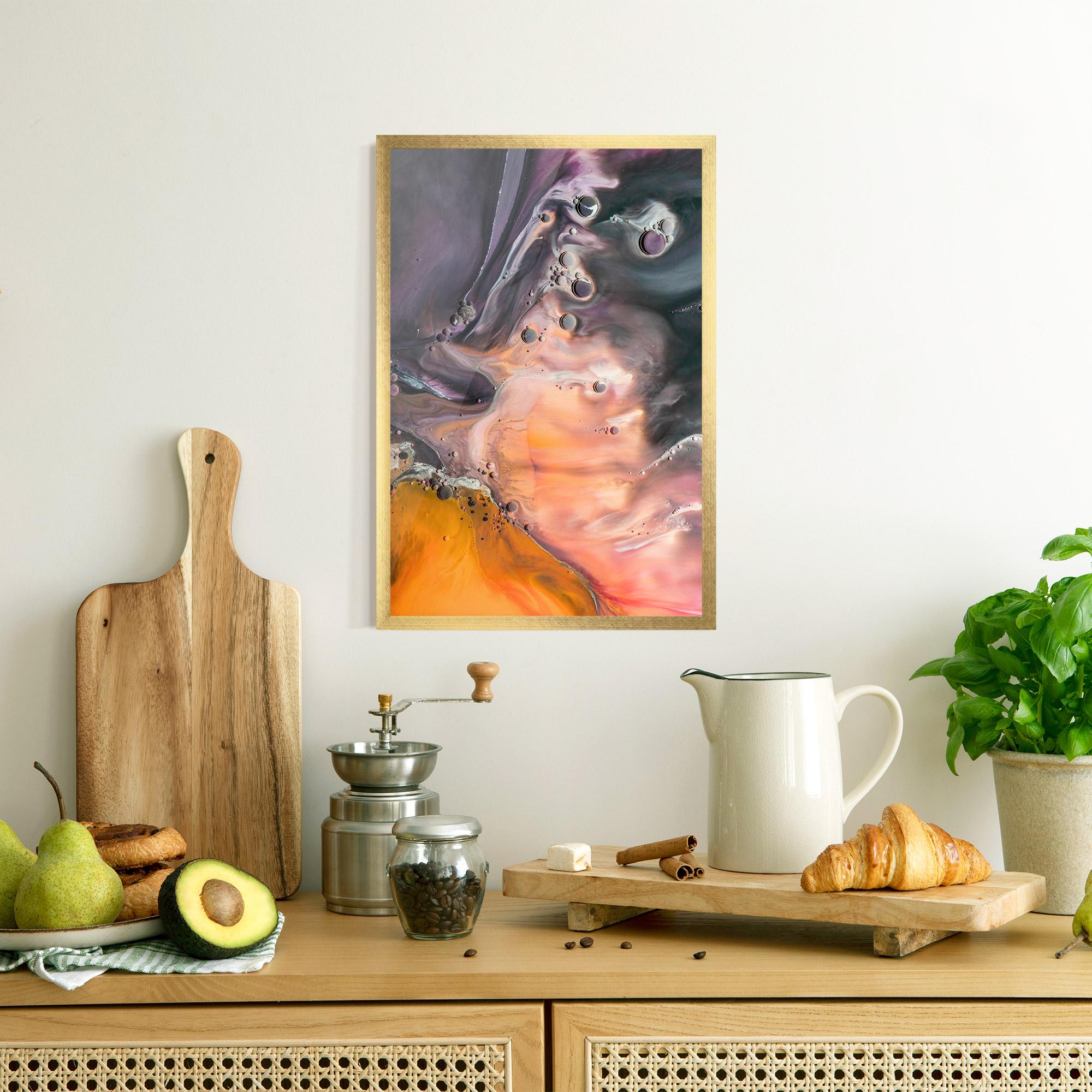 Poster Înrămat Orange Shades mockup 8