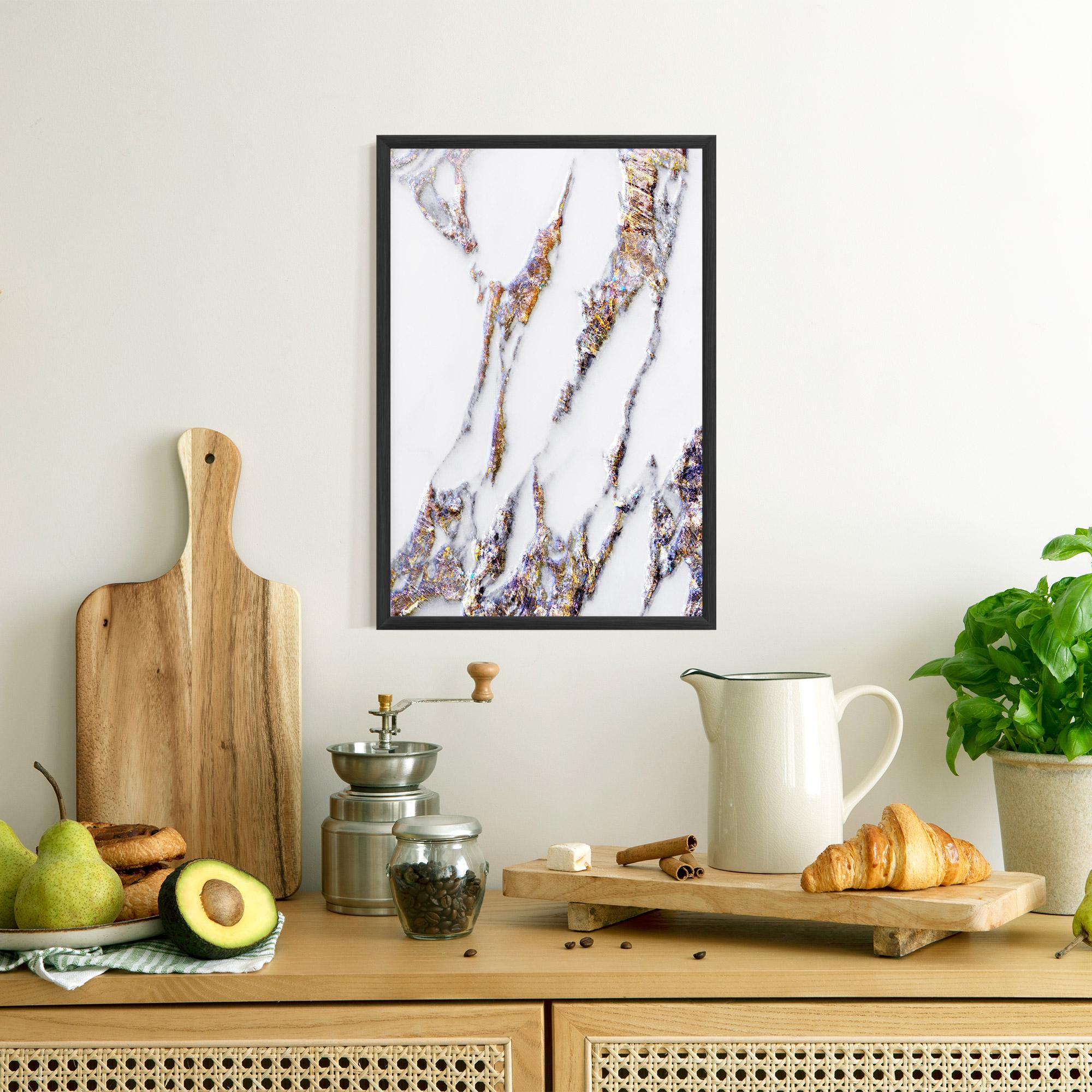 Poster Înrămat Beautiful Color Marble mockup 8