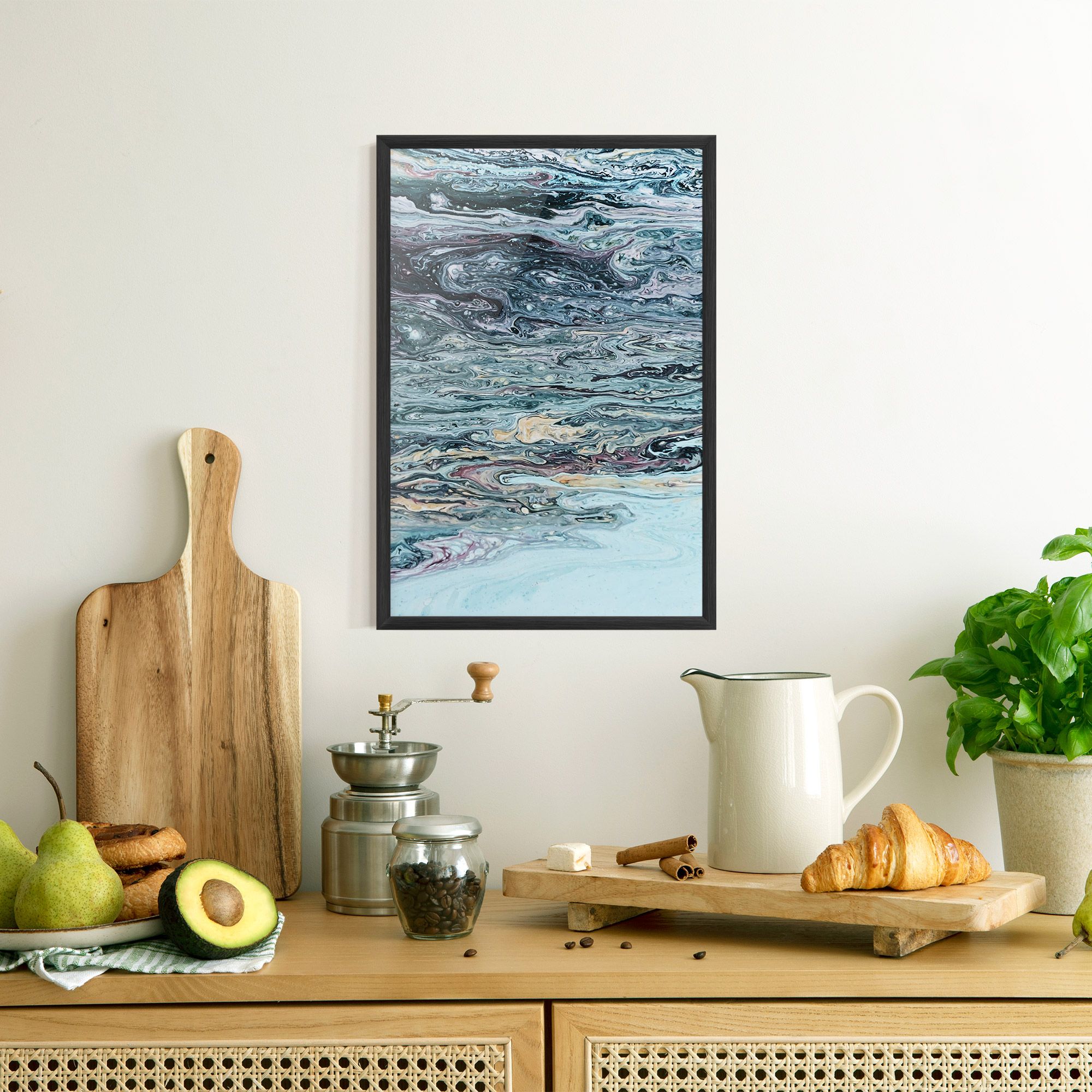 Light Blue Abstract mockup 8