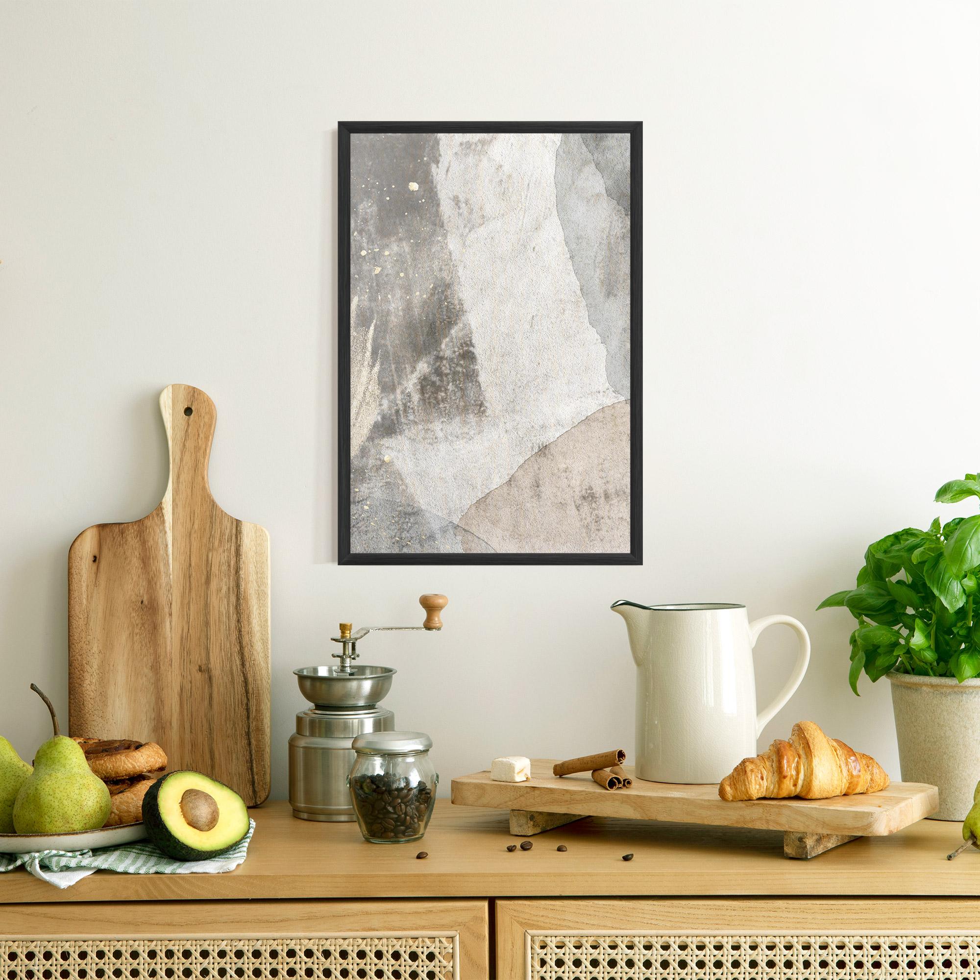 Poster Înrămat Light Cream Marble mockup 8