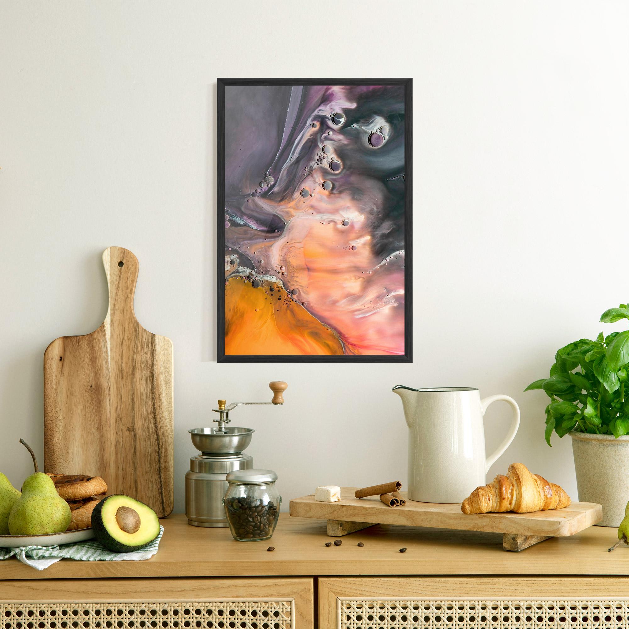 Poster Înrămat Orange Shades mockup 8