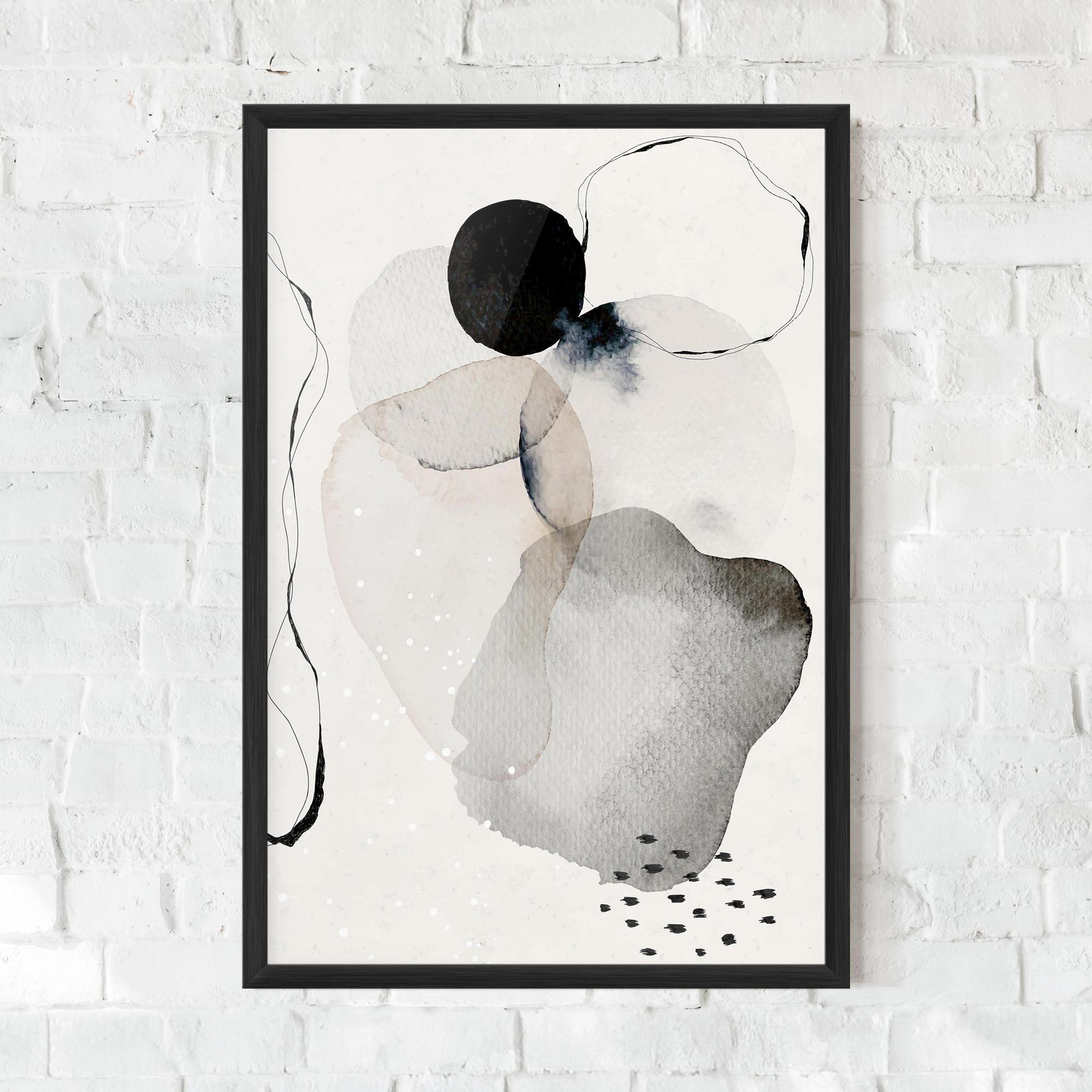 Poster Înrămat Water Color Art mockup 0