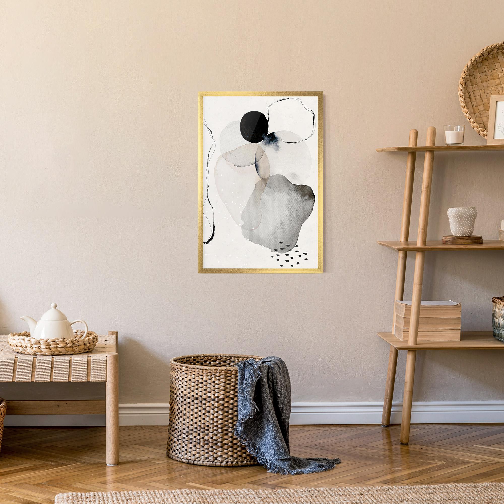 Poster Înrămat Water Color Art mockup 9