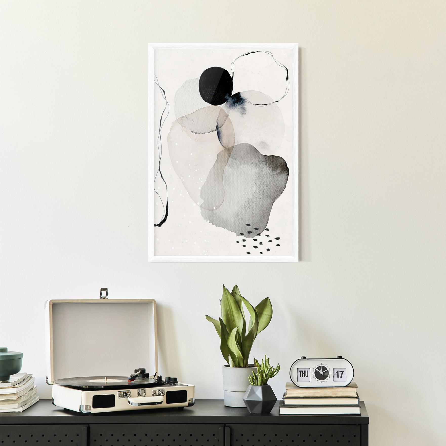 Poster Înrămat Water Color Art mockup 2