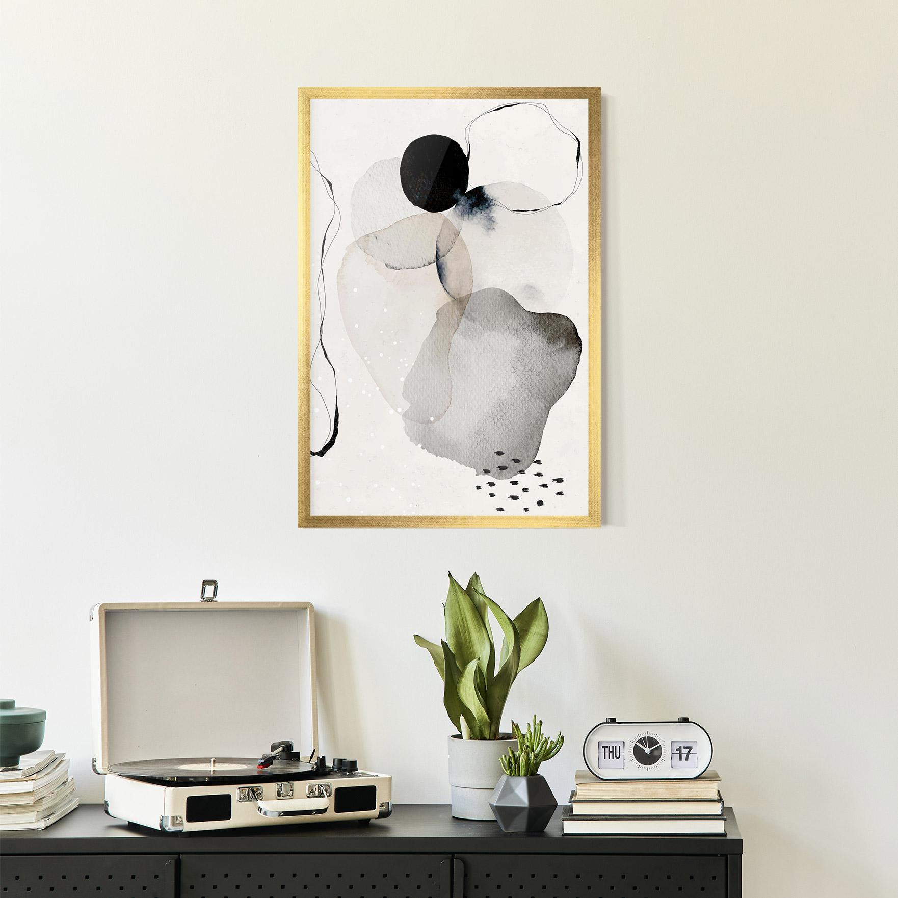 Poster Înrămat Water Color Art mockup 2