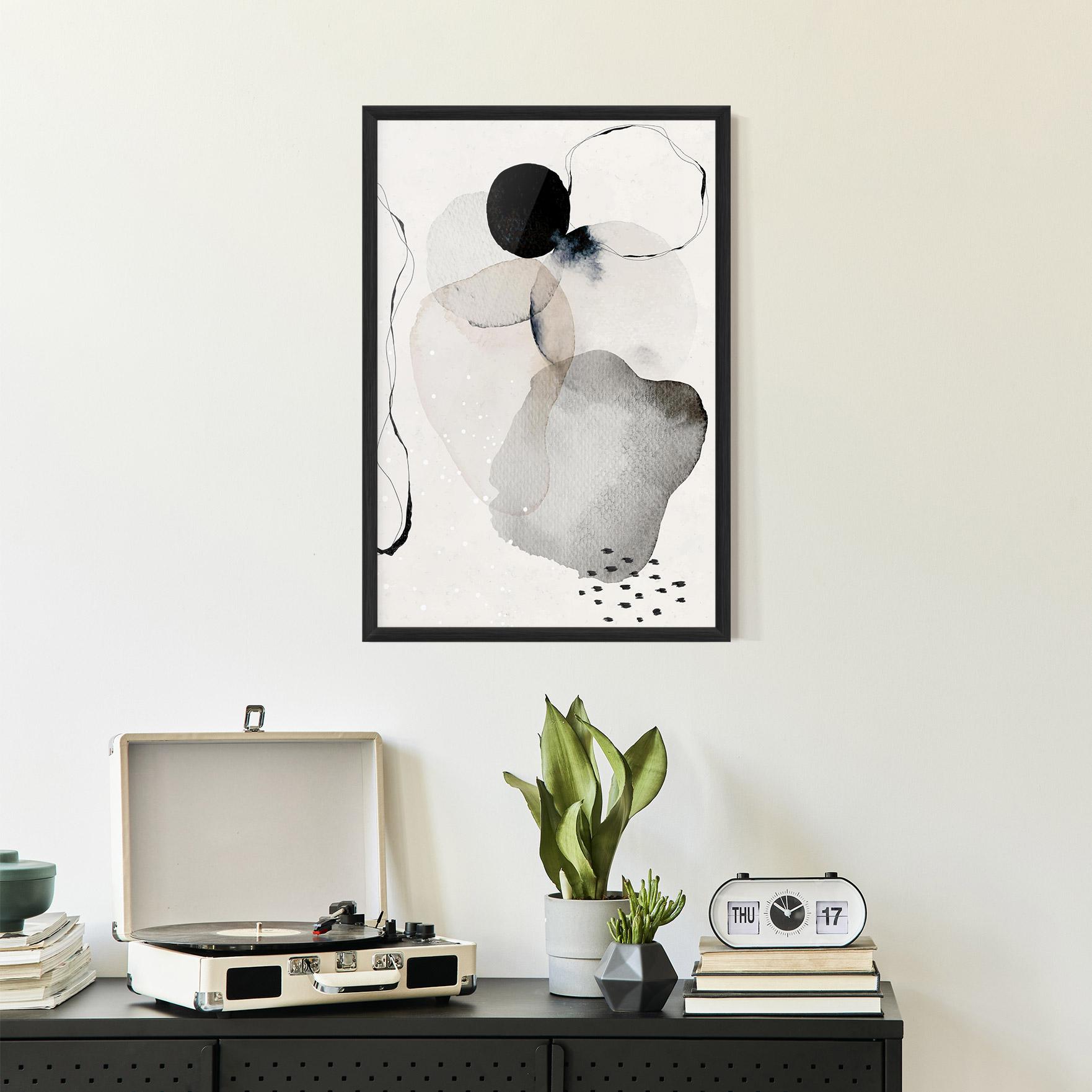 Poster Înrămat Water Color Art mockup 2