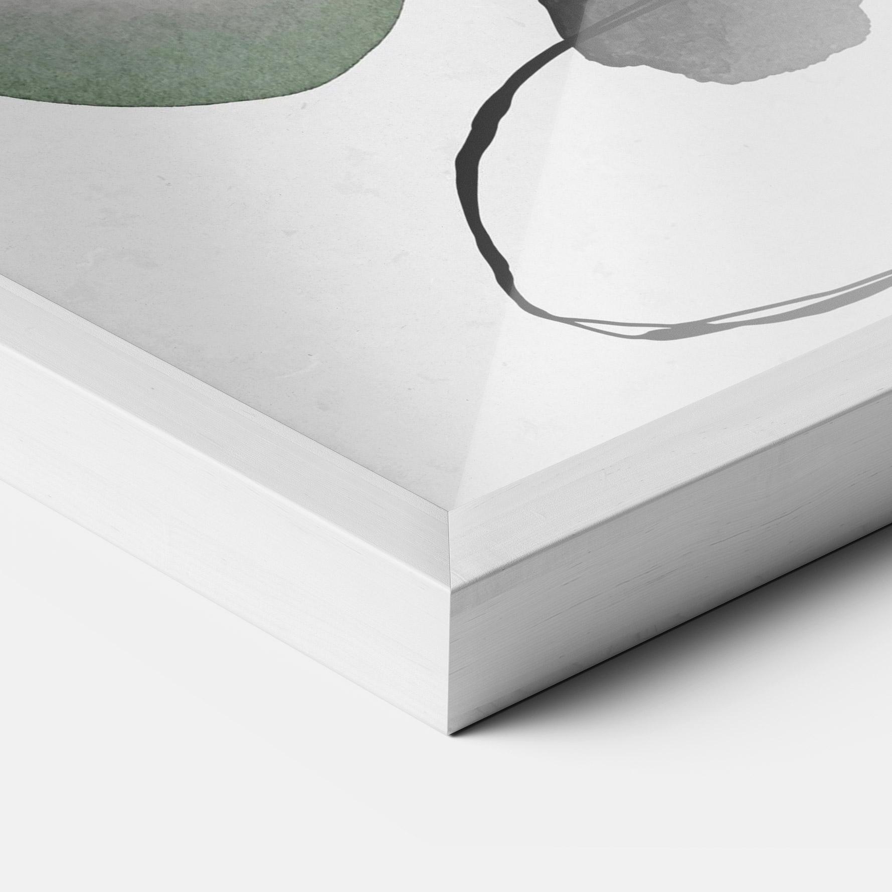 Poster Înrămat Green Watercolor mockup 3