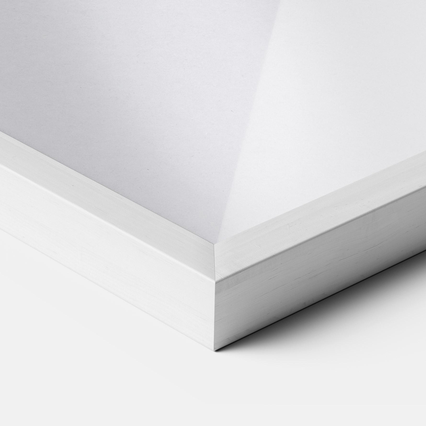 Poster Înrămat Grey Orange Shape mockup 3