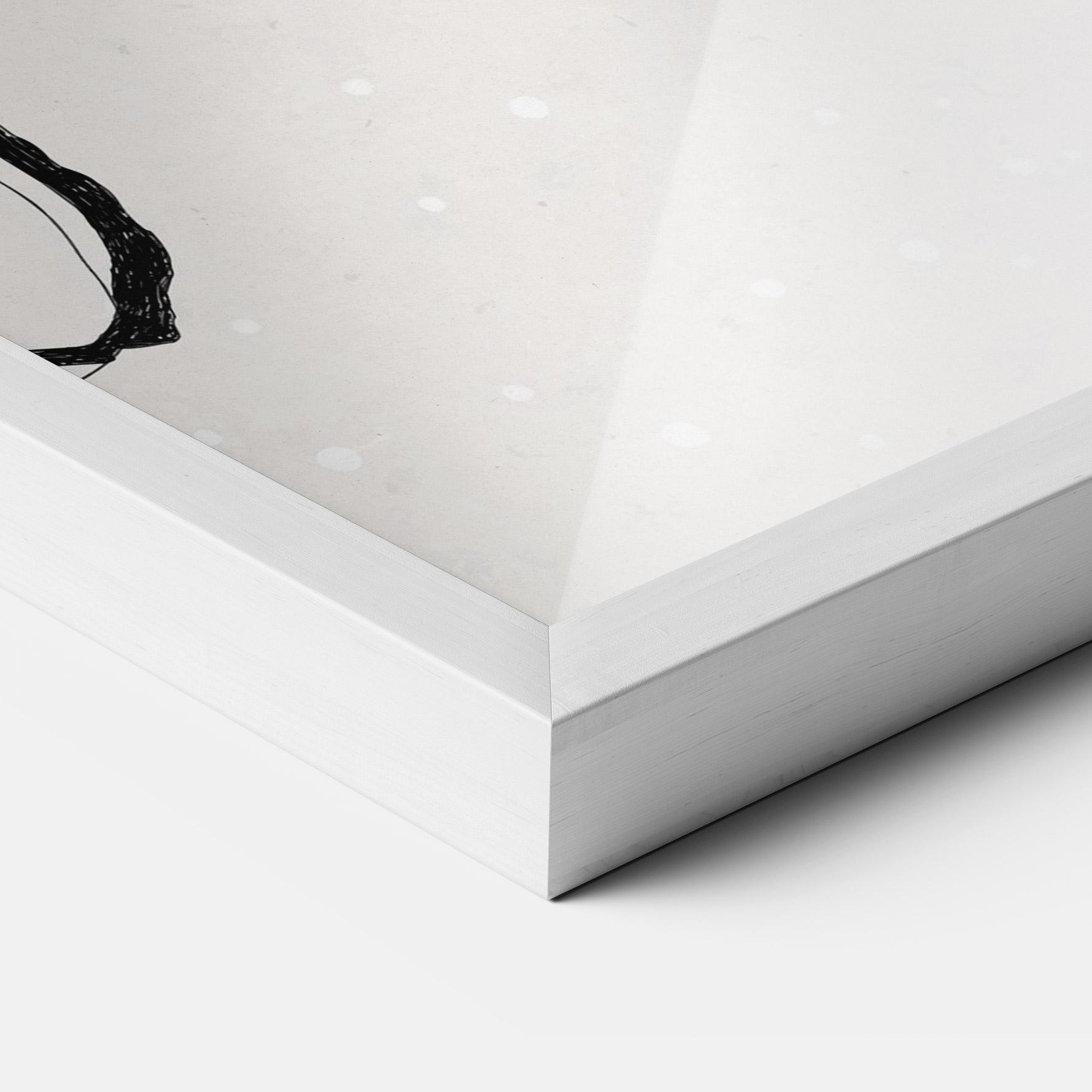 Poster Înrămat Water Color Art mockup 3