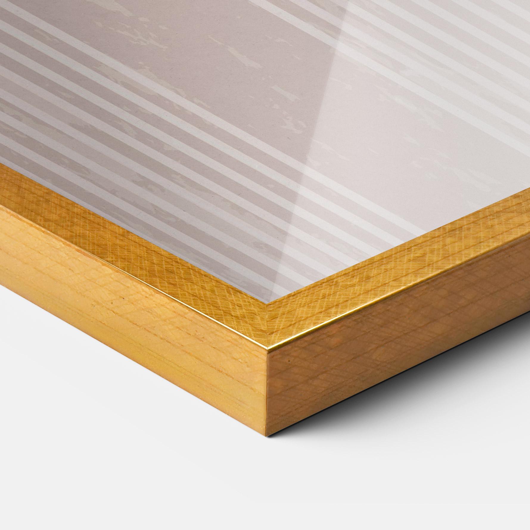 Poster Înrămat Pink Circle On Cream mockup 3