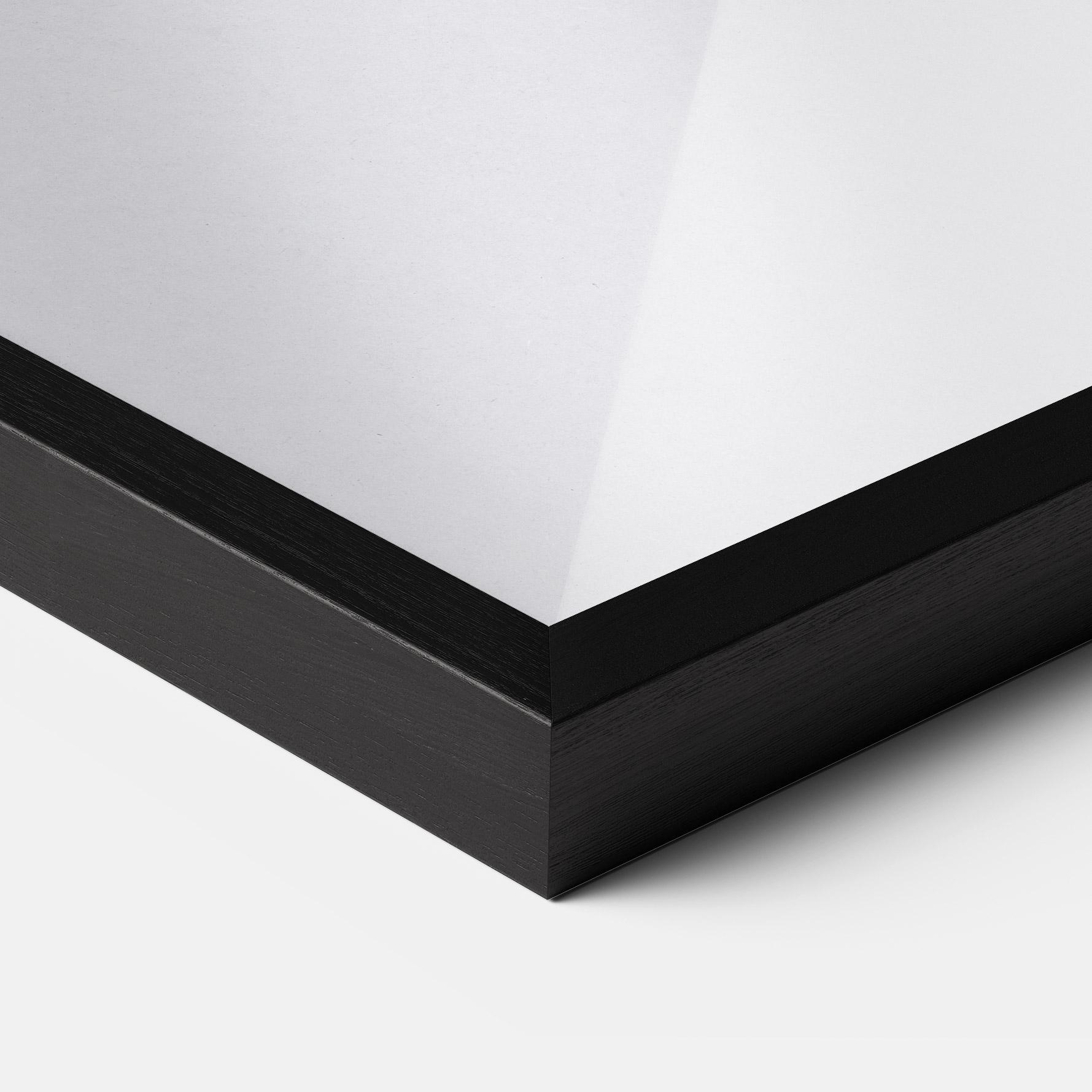 Poster Înrămat Grey Orange Shape mockup 3