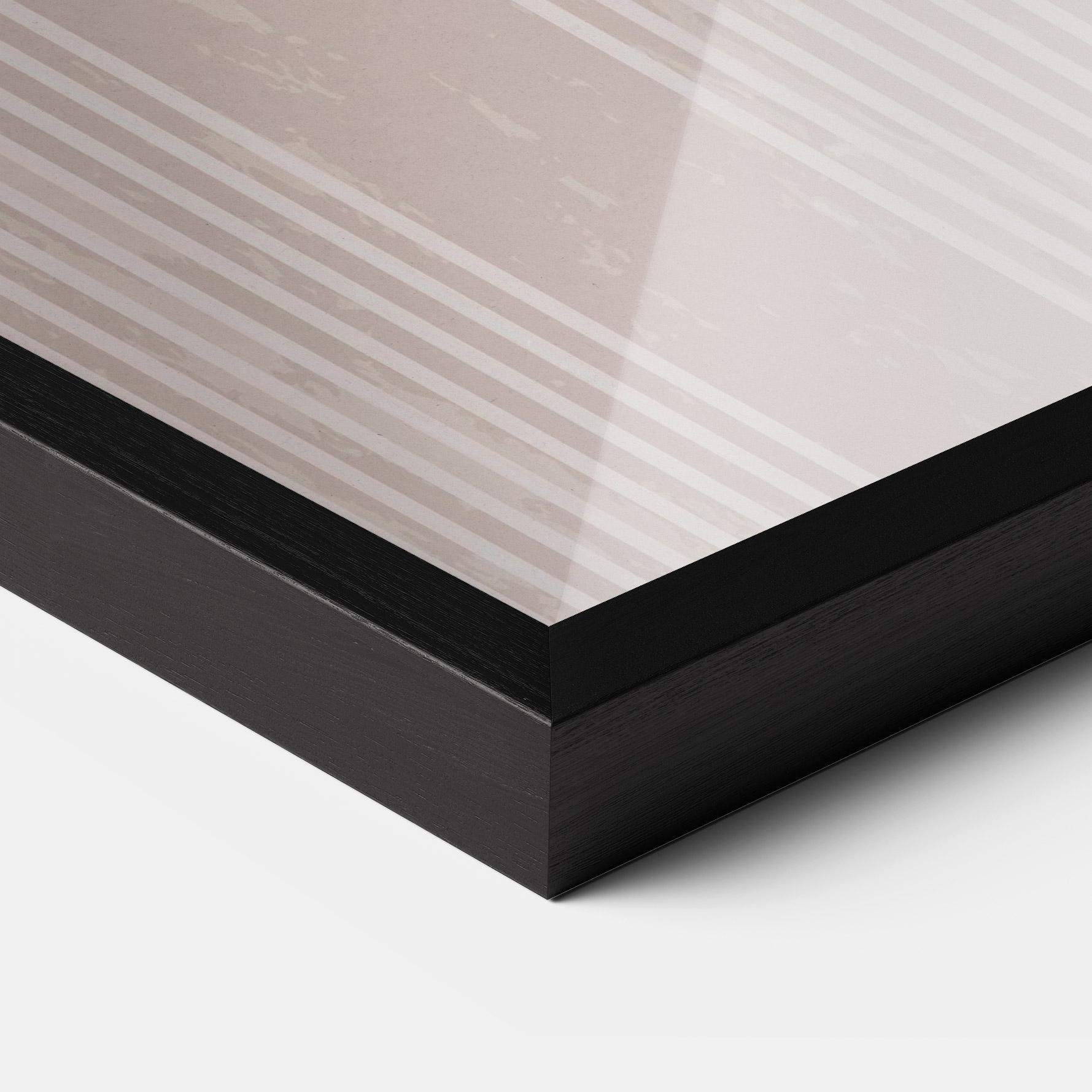 Poster Înrămat Pink Circle On Cream mockup 3