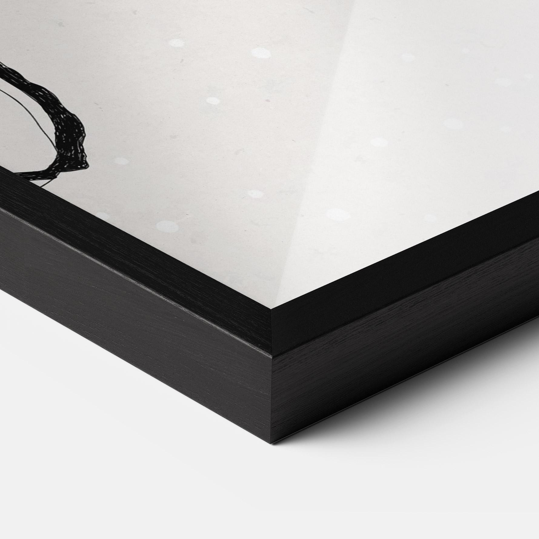 Poster Înrămat Water Color Art mockup 3