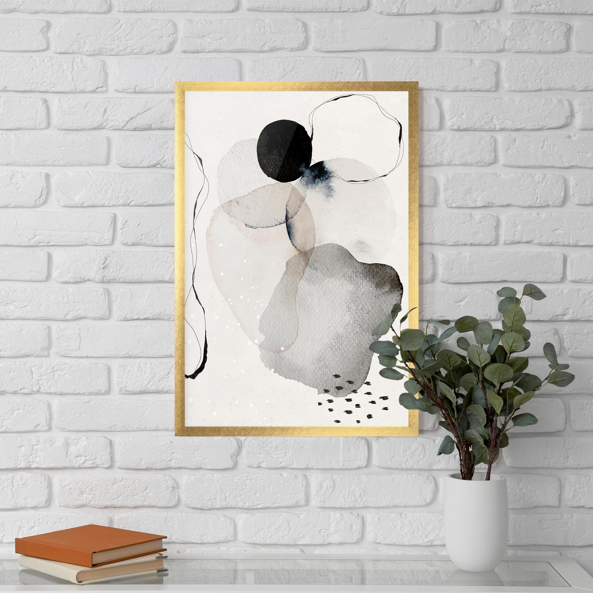 Poster Înrămat Water Color Art mockup 5